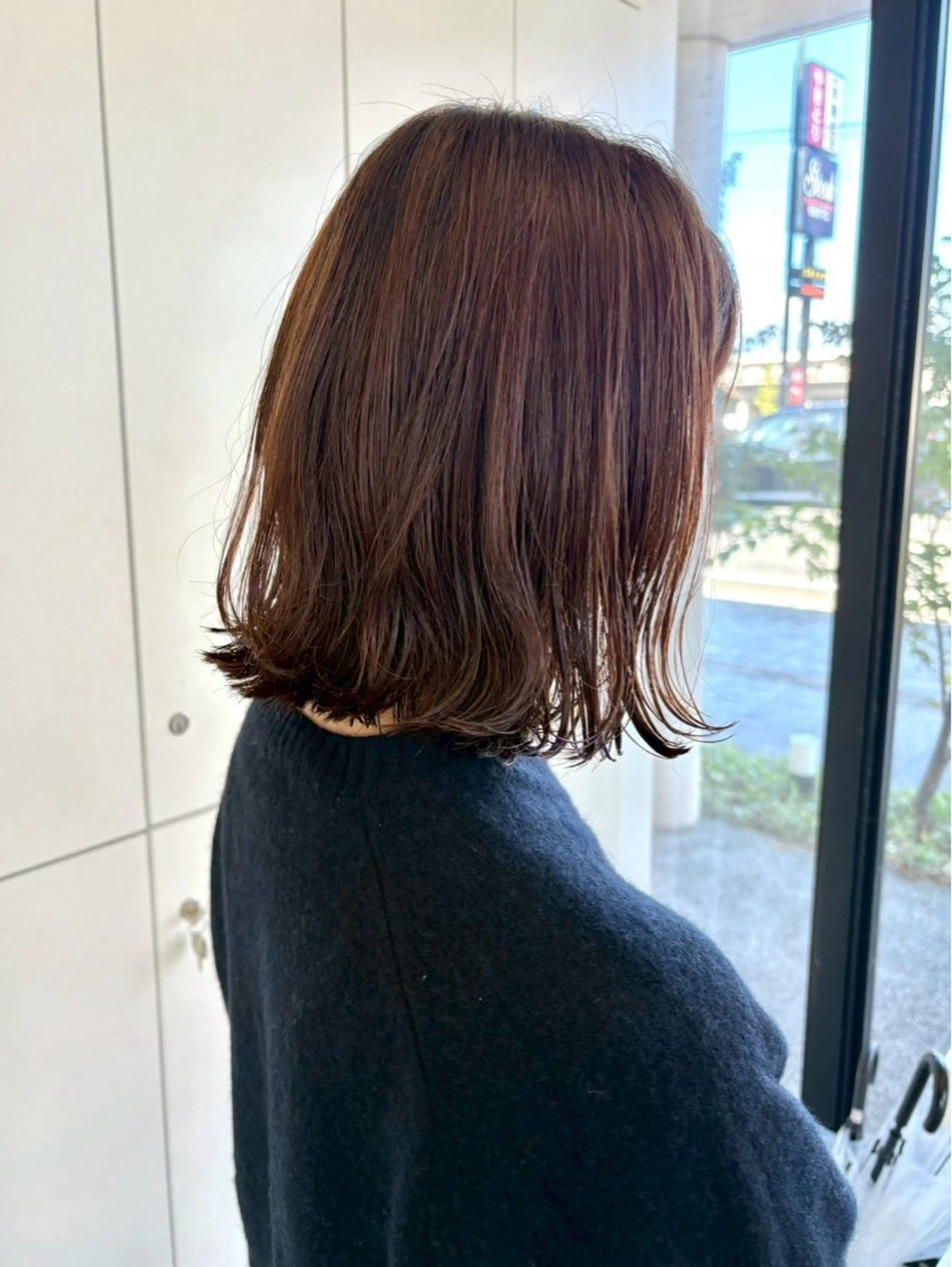 ミディアム ミディアムパーマ カット パーマ LOMARLIE 岡山HANAのヘアスタイル