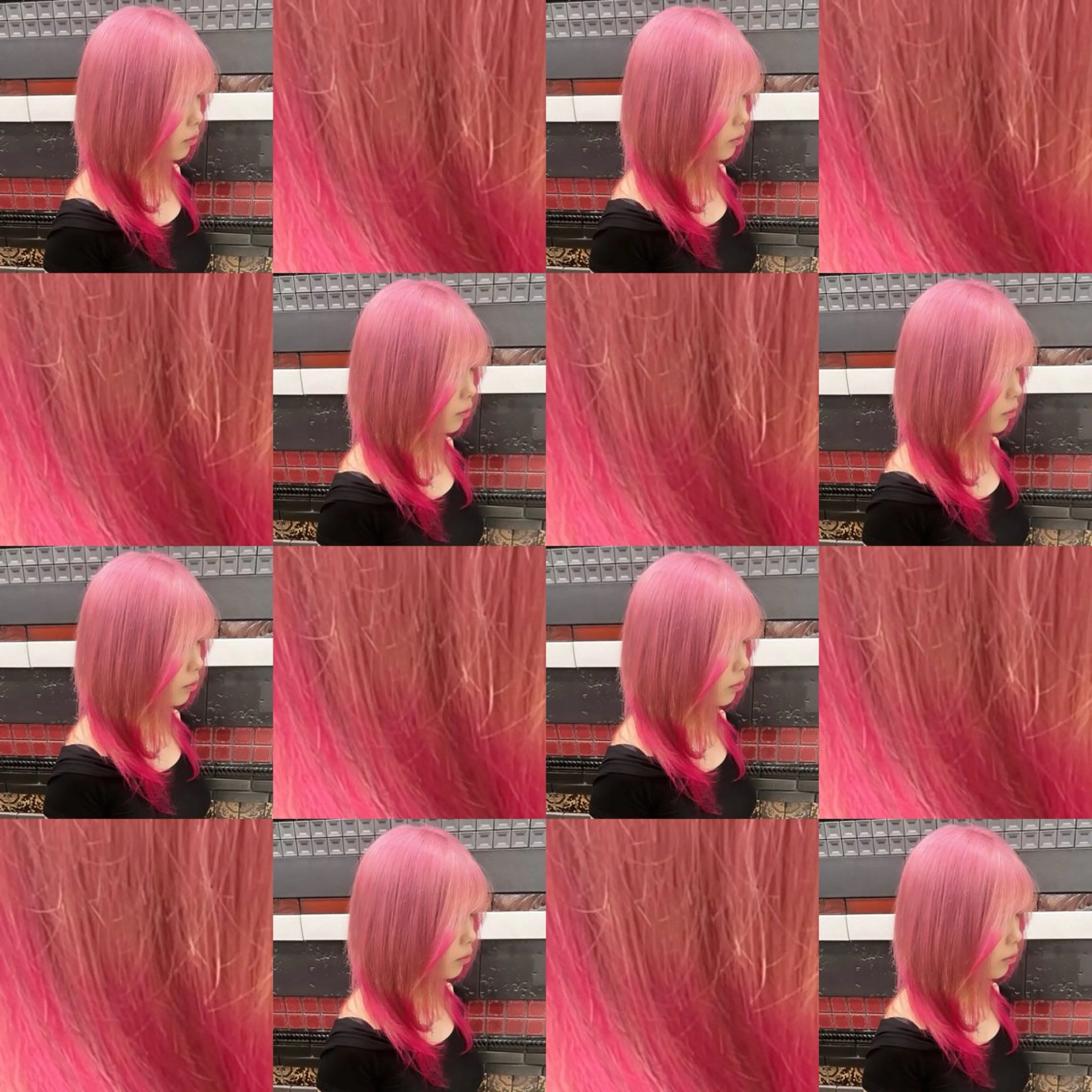 セミロング カラー DESIGNSALON LIA所属・問屋町のブリーチデザ イン屋さん🌈ゆうまのヘアスタイル