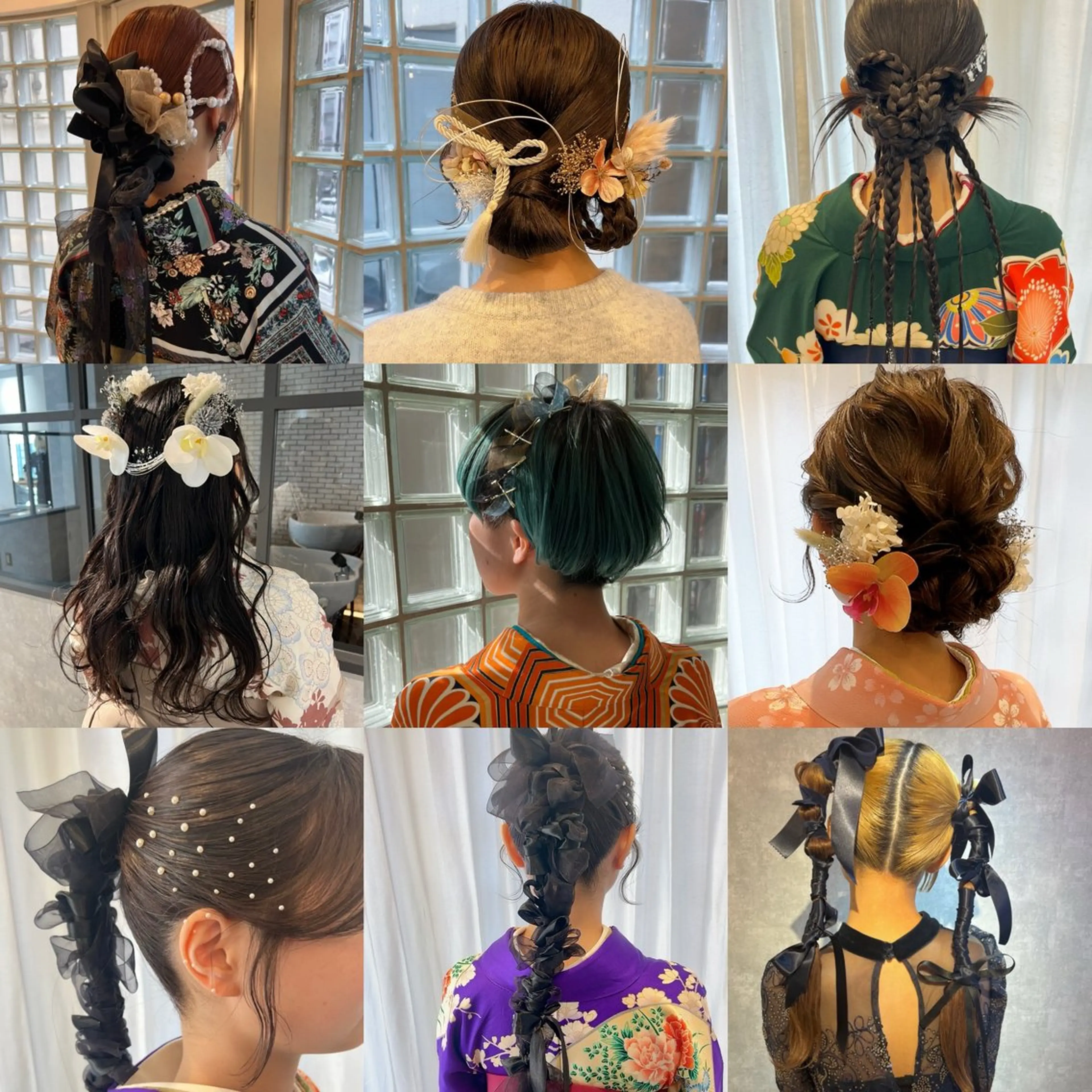 ヘアアレンジ 着物ヘア 卒業式のヘアスタイル 髪飾り ヘアセット 池田 みのりのヘアスタイル