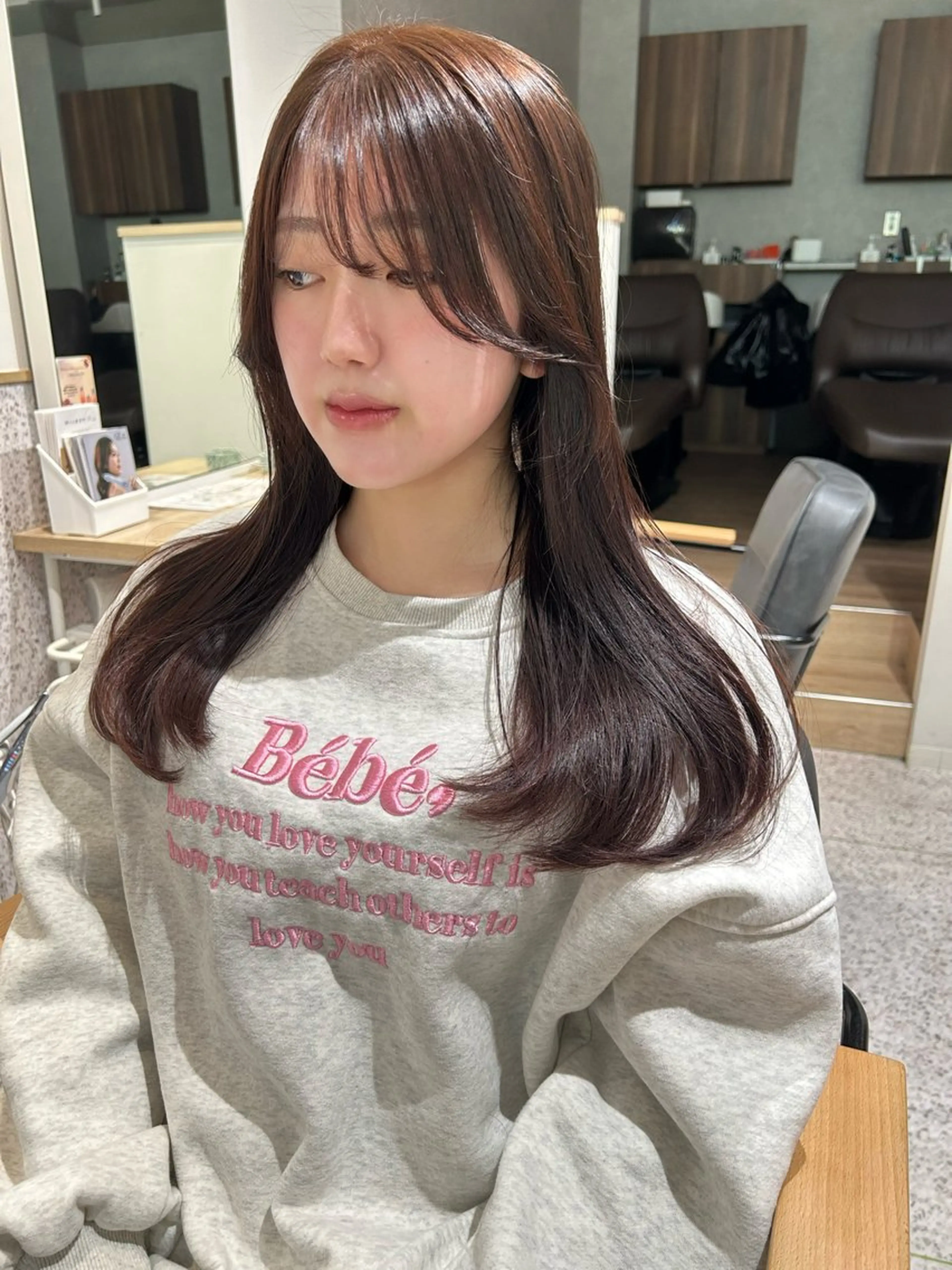 ロング カラー ヘアアレンジ カット ヘアカラー トリートメント トレンドlayer cut💐mihoのヘアスタイル