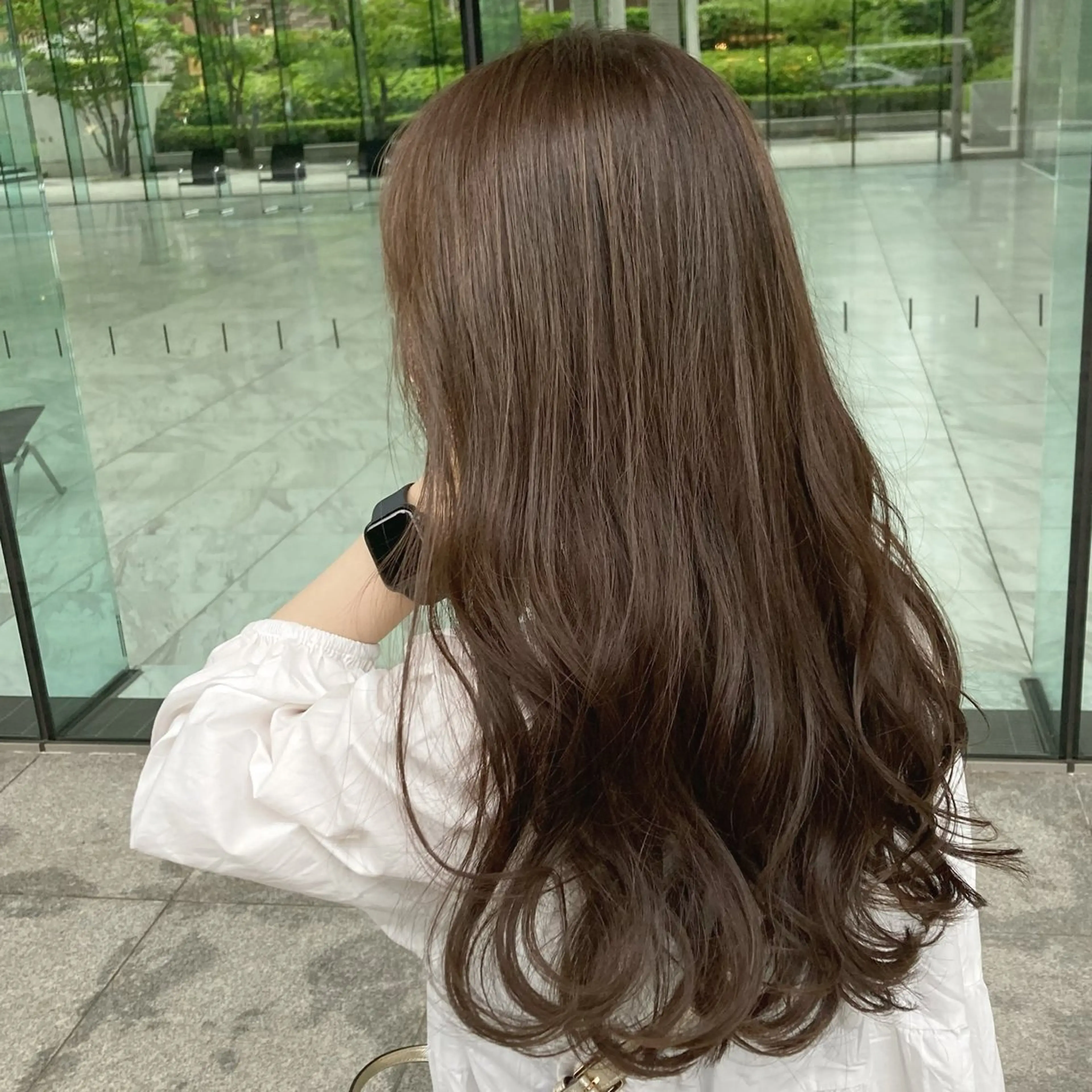 ロング カラー カット ヘアカラー トリートメント GO TODAY SHAIRE SALON原宿vita店舗所属・💖ブリーチなし透明 感💖ASAHIのヘアスタイル