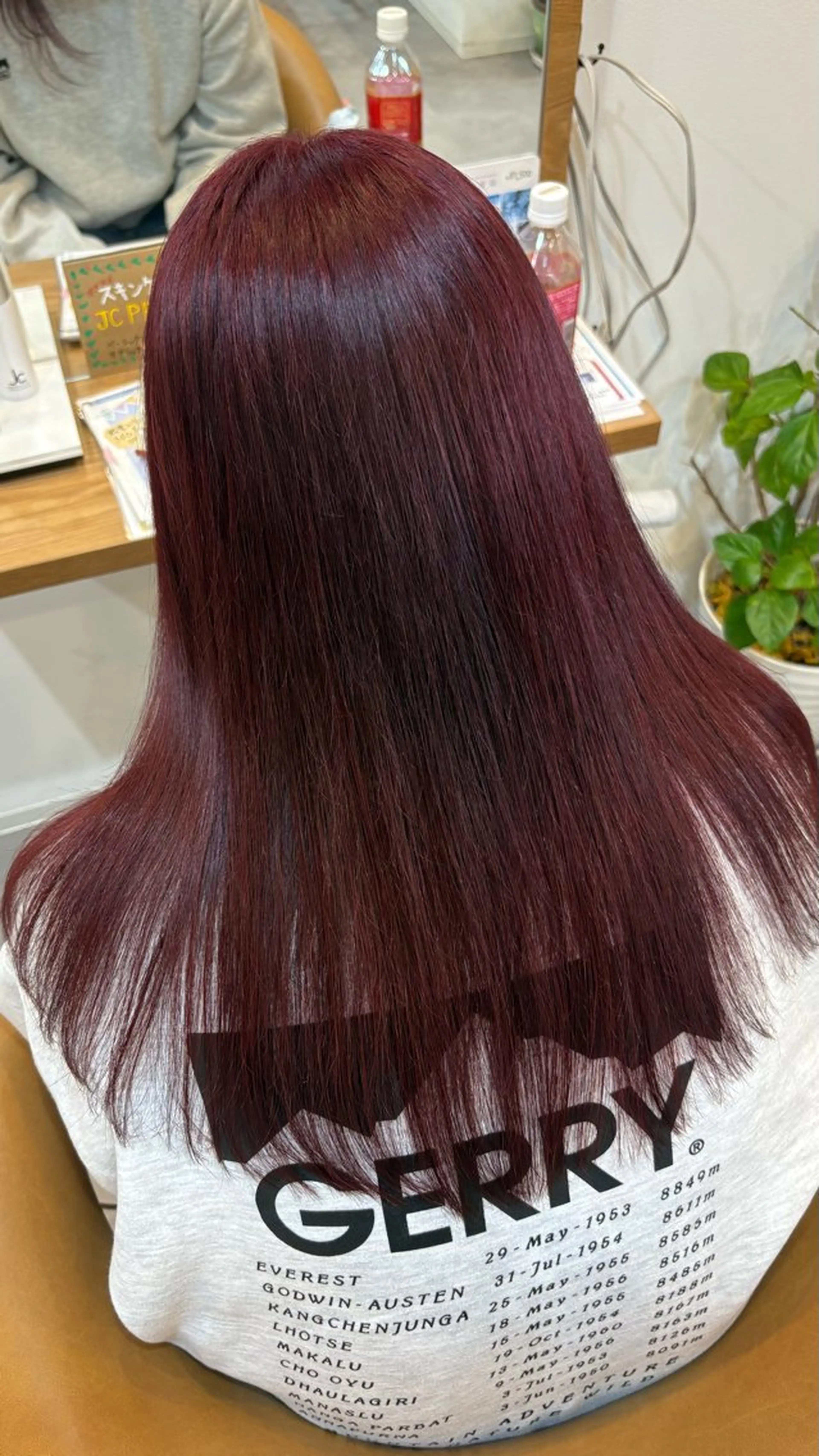 ロング ヤマナカ モネのヘアスタイル