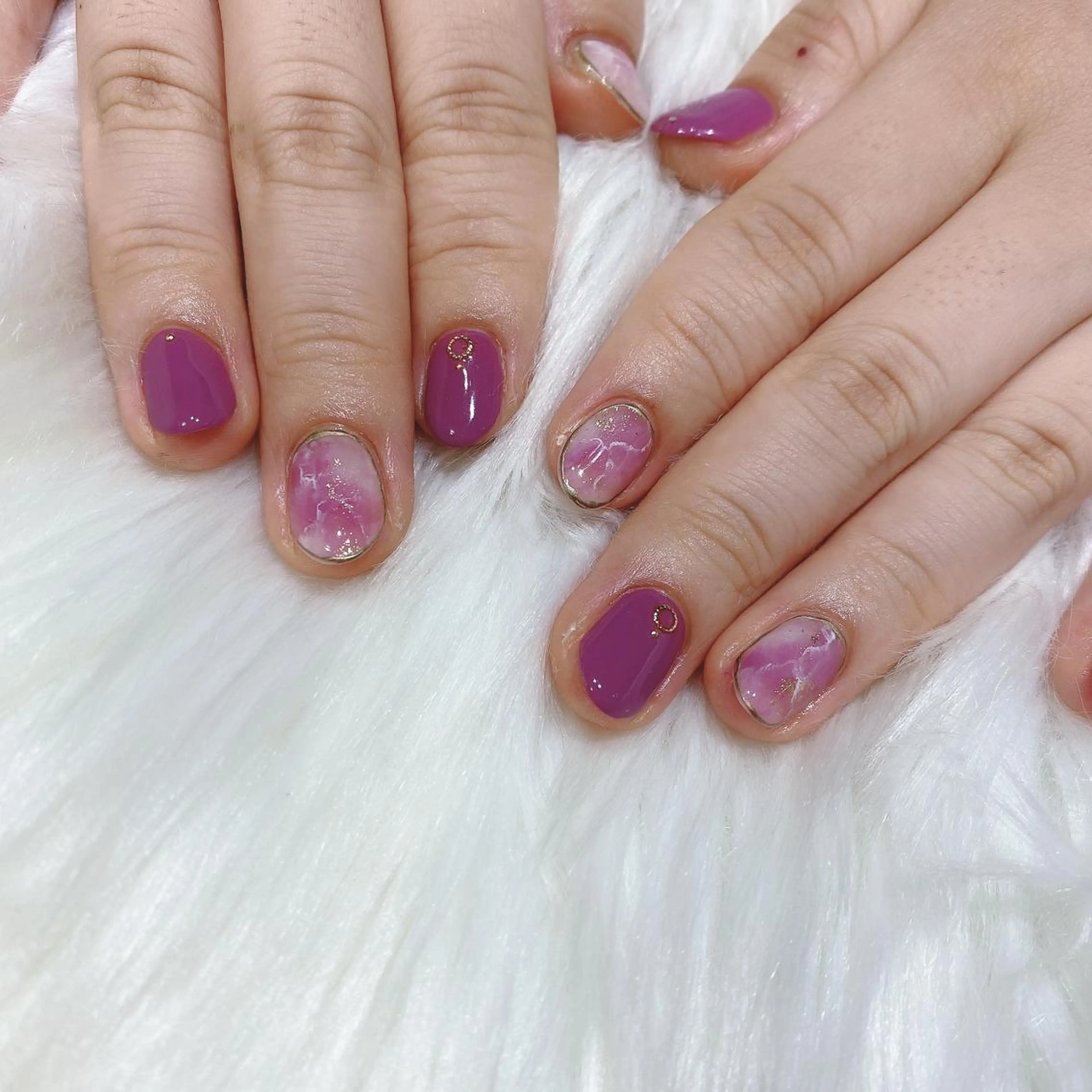 ネイル ハンドネイル 西岡 杏のネイルデザイン