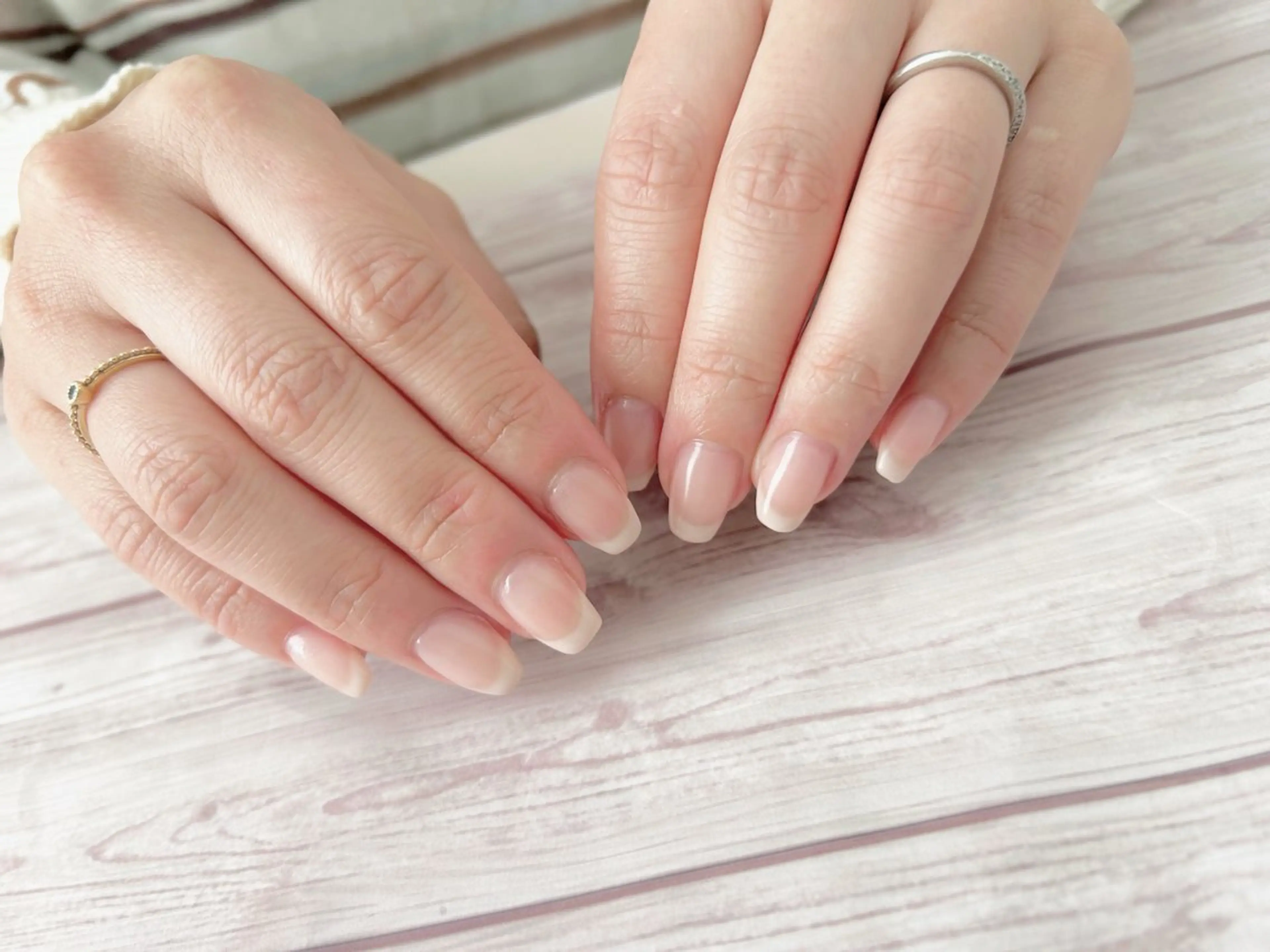 ネイル フレンチネイル ハンドネイル MYu Beauty Salon YURIのネイルデザイン