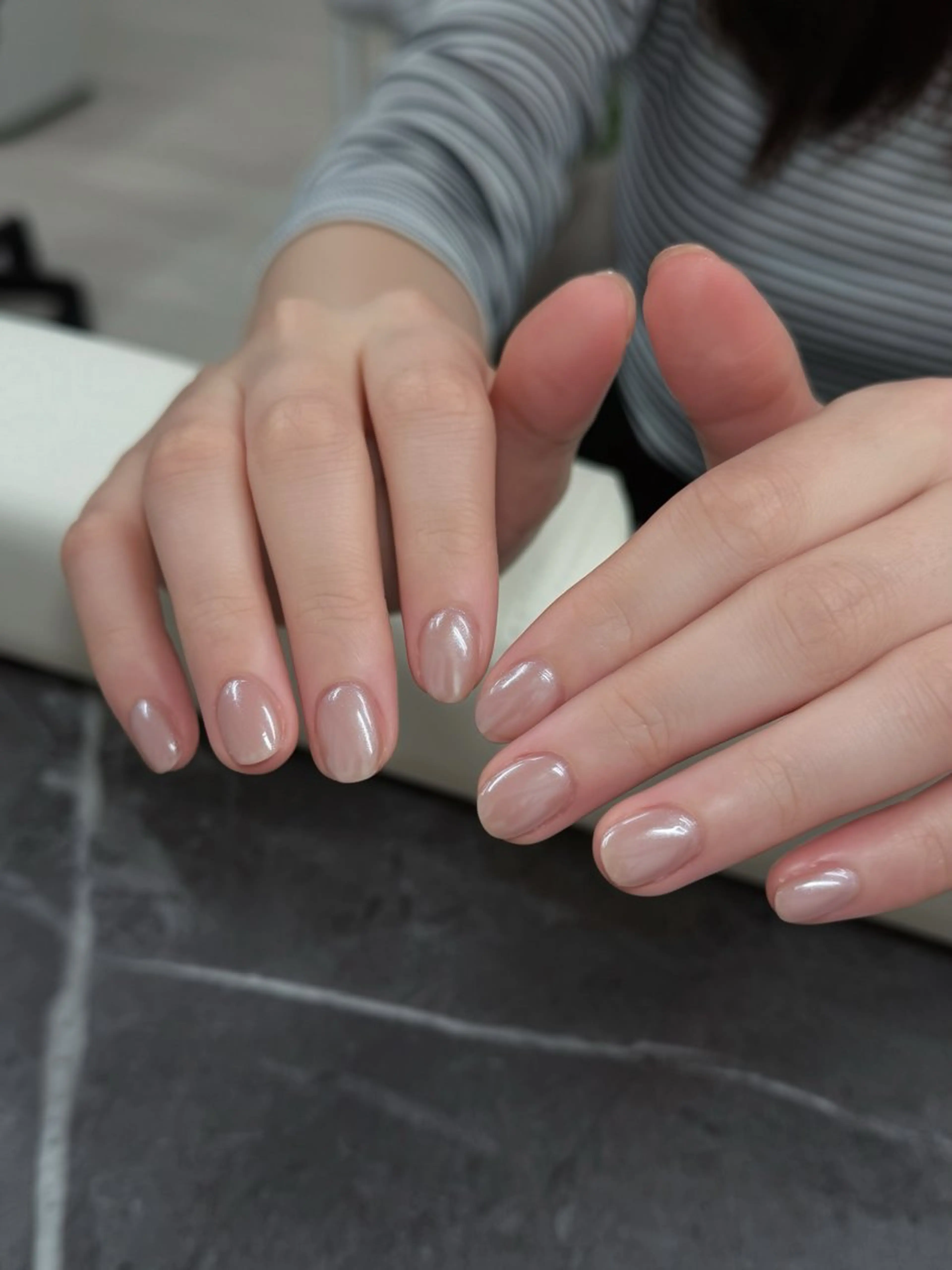 ネイル オーロラネイル ハンドネイル れ かとのネイルデザイン