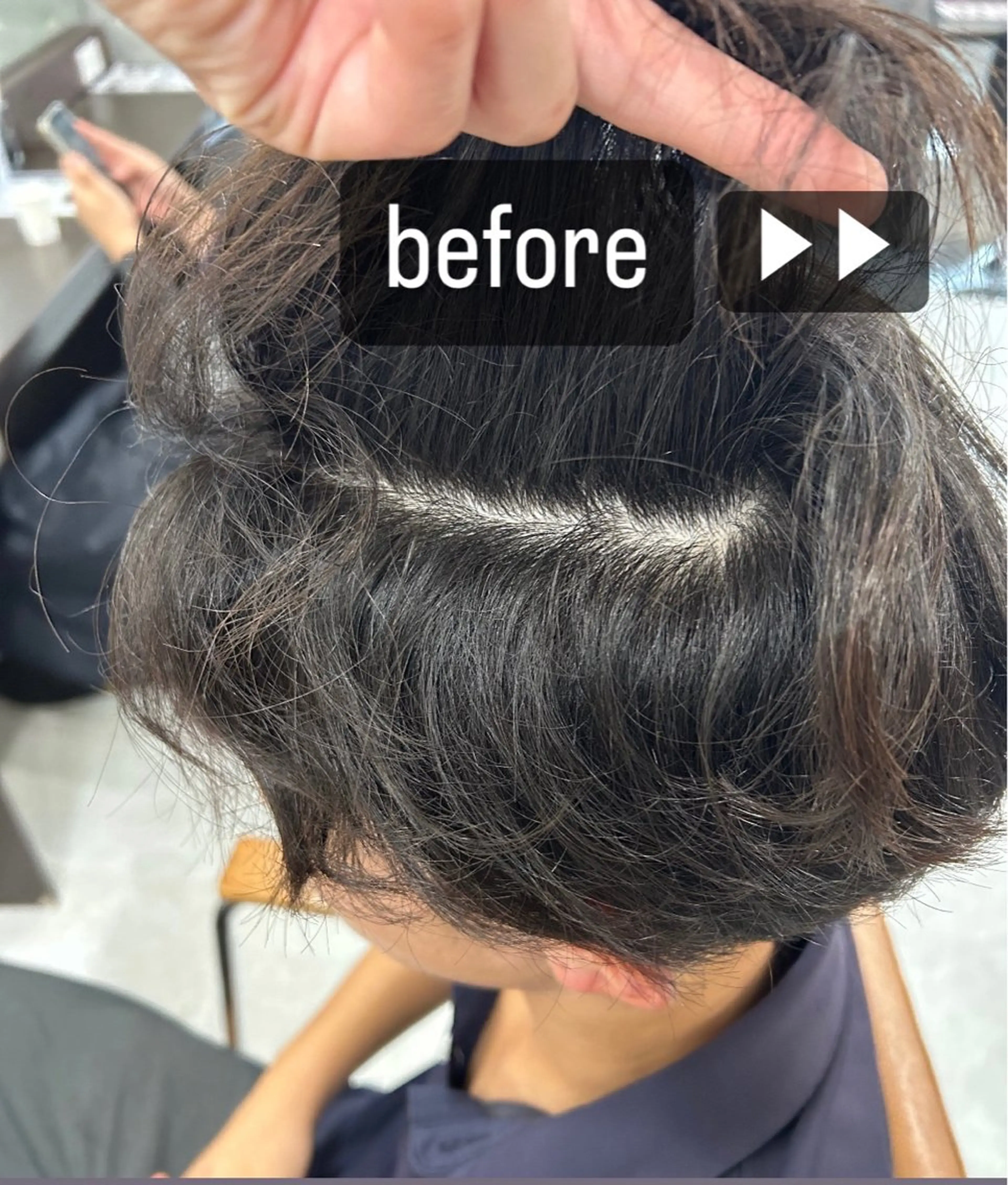 メンズ カット 縮毛矯正 トリートメント ヘッドスパ ヘアセット カズキ🌼曲がる 縮毛矯正のヘアスタイル