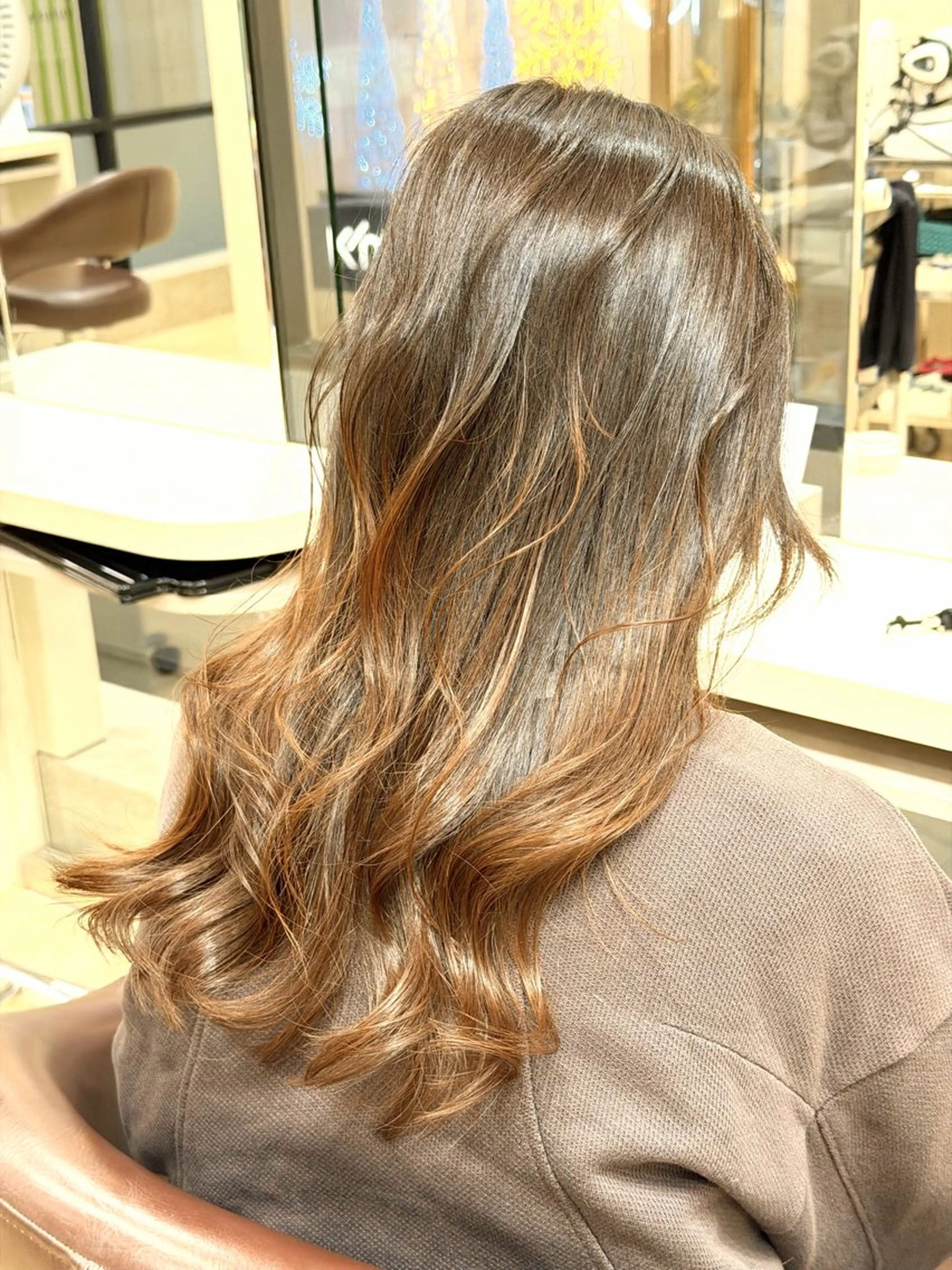 ロング 十場【髪質改善】 【ダブルカラー】のヘアスタイル