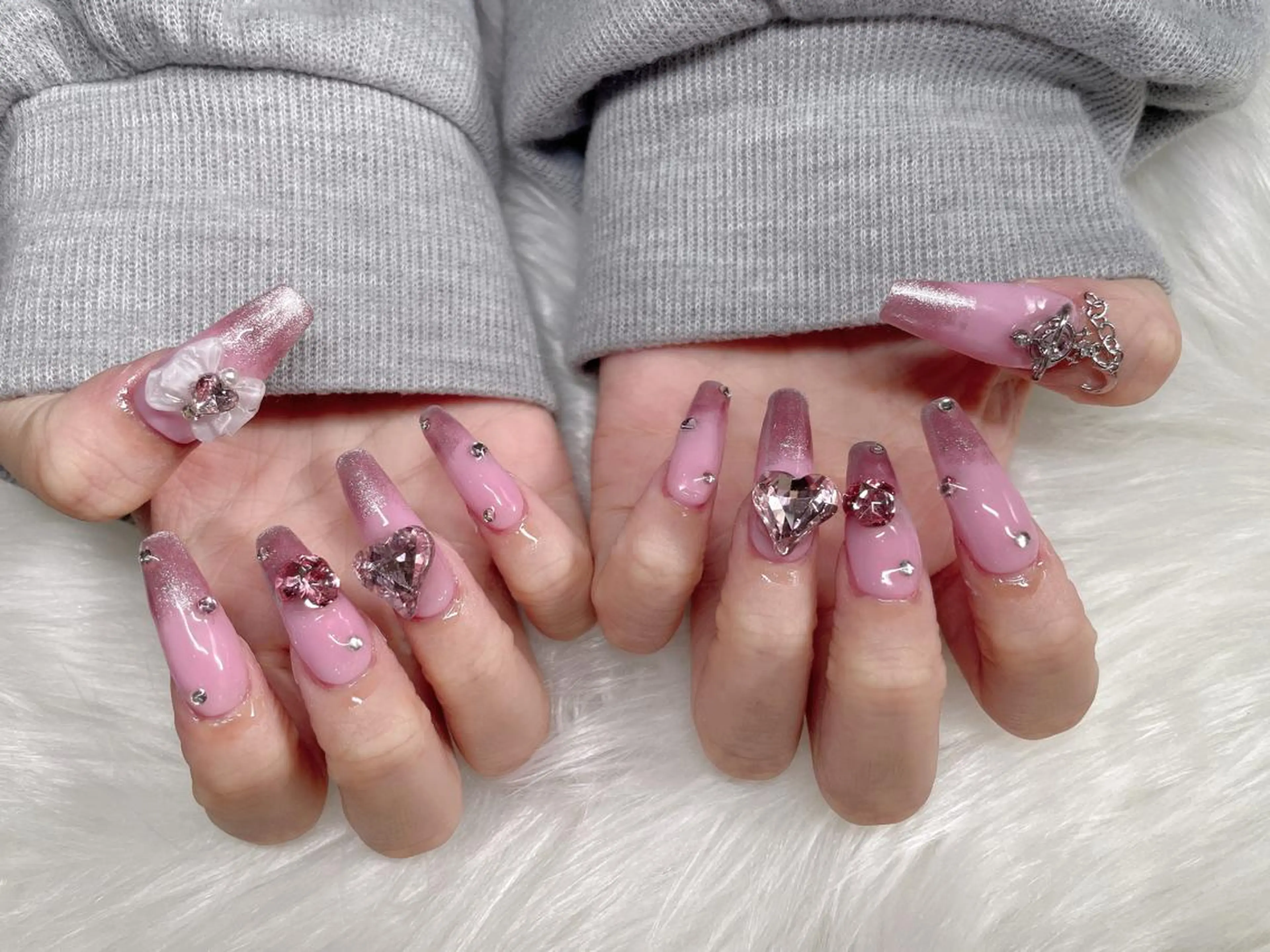 ロング ネイル 《LB》ラブリエ Nail&eyeのマツエク・マツパデザイン