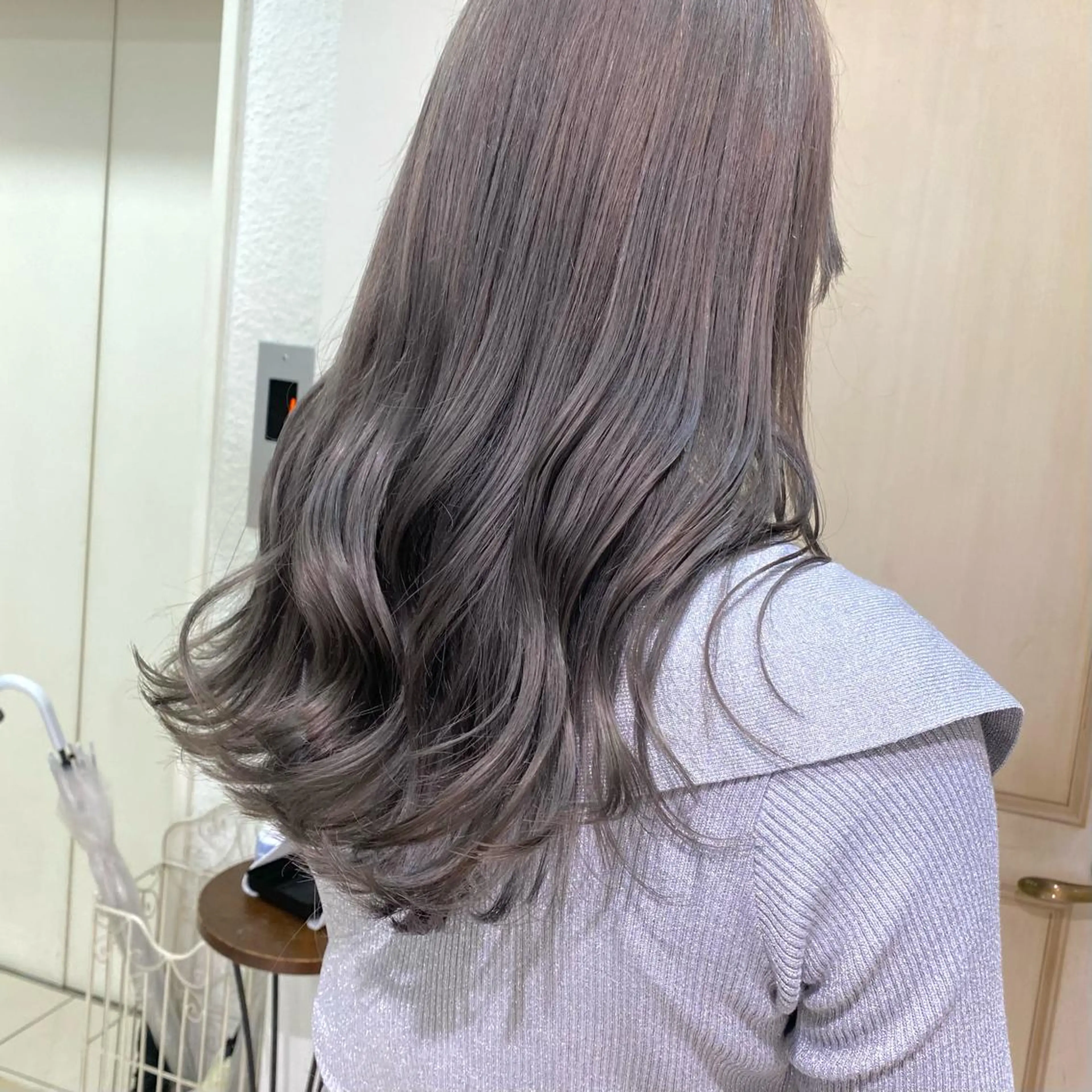 ロング カラー ヘアアレンジ 透明感カラー 古山 結季🌙🖤のヘアスタイル