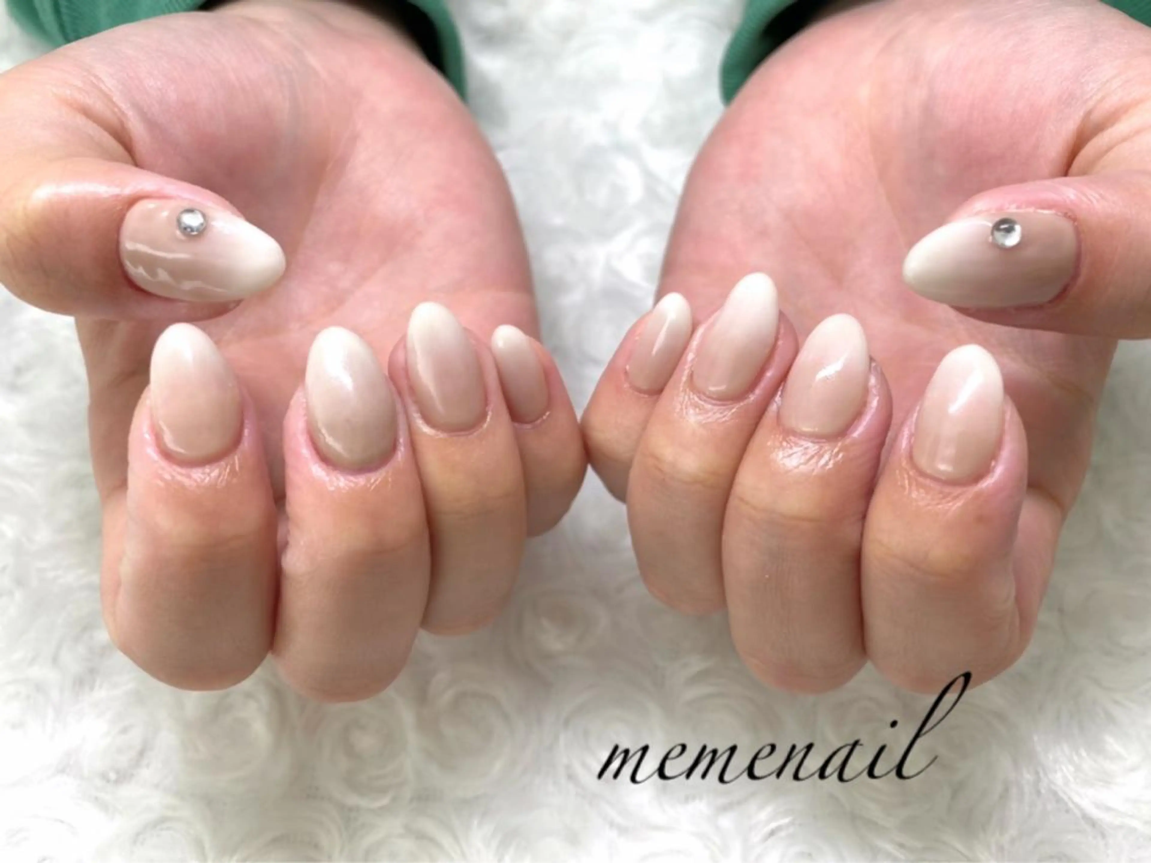 ネイル 長さ出し ストーンネイル ハンドネイル Noguchi Megumiのその他イメージ