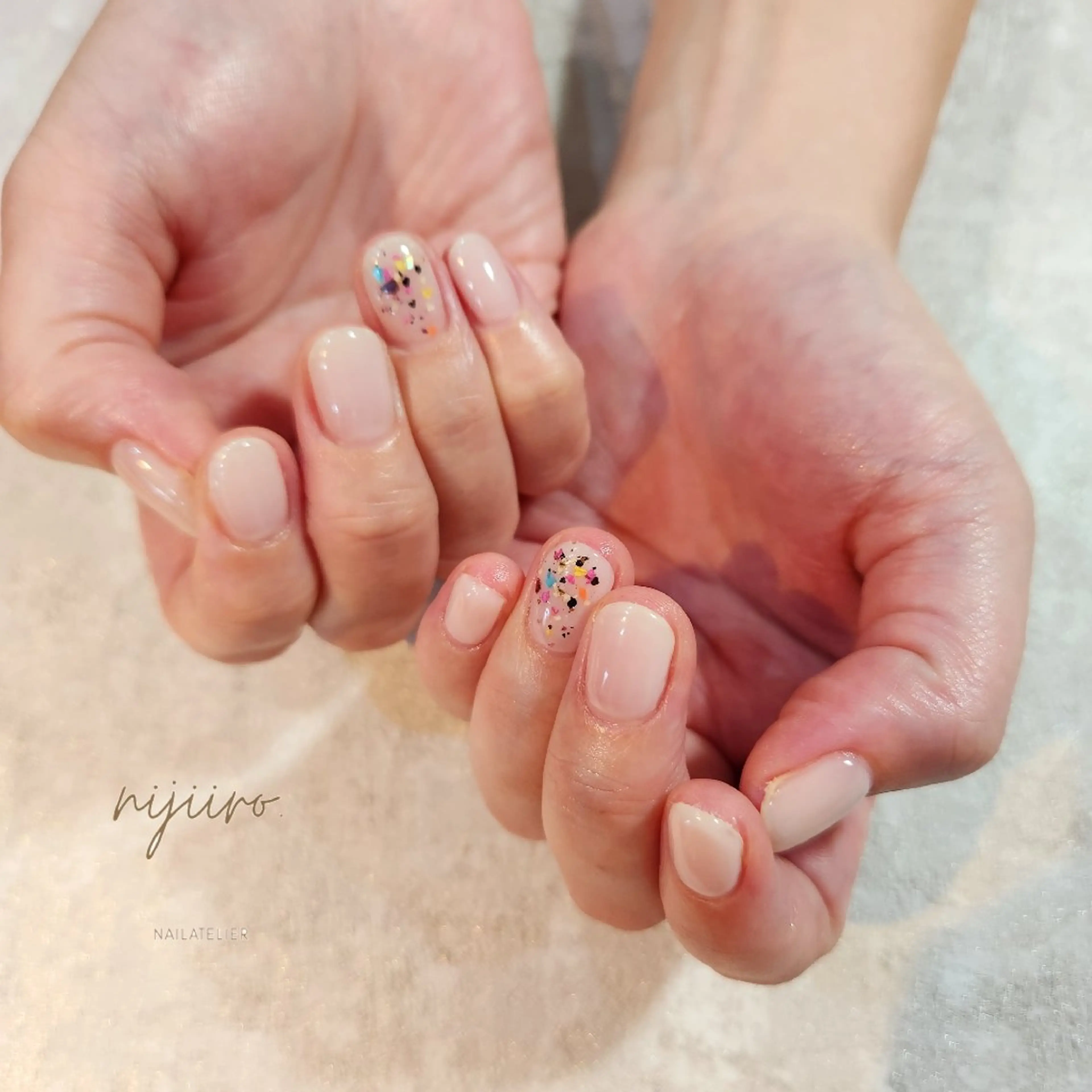 ネイル ハンドネイル nailatelier nijiiro.所属・nijiiro🌈 サトウのネイルデザイン