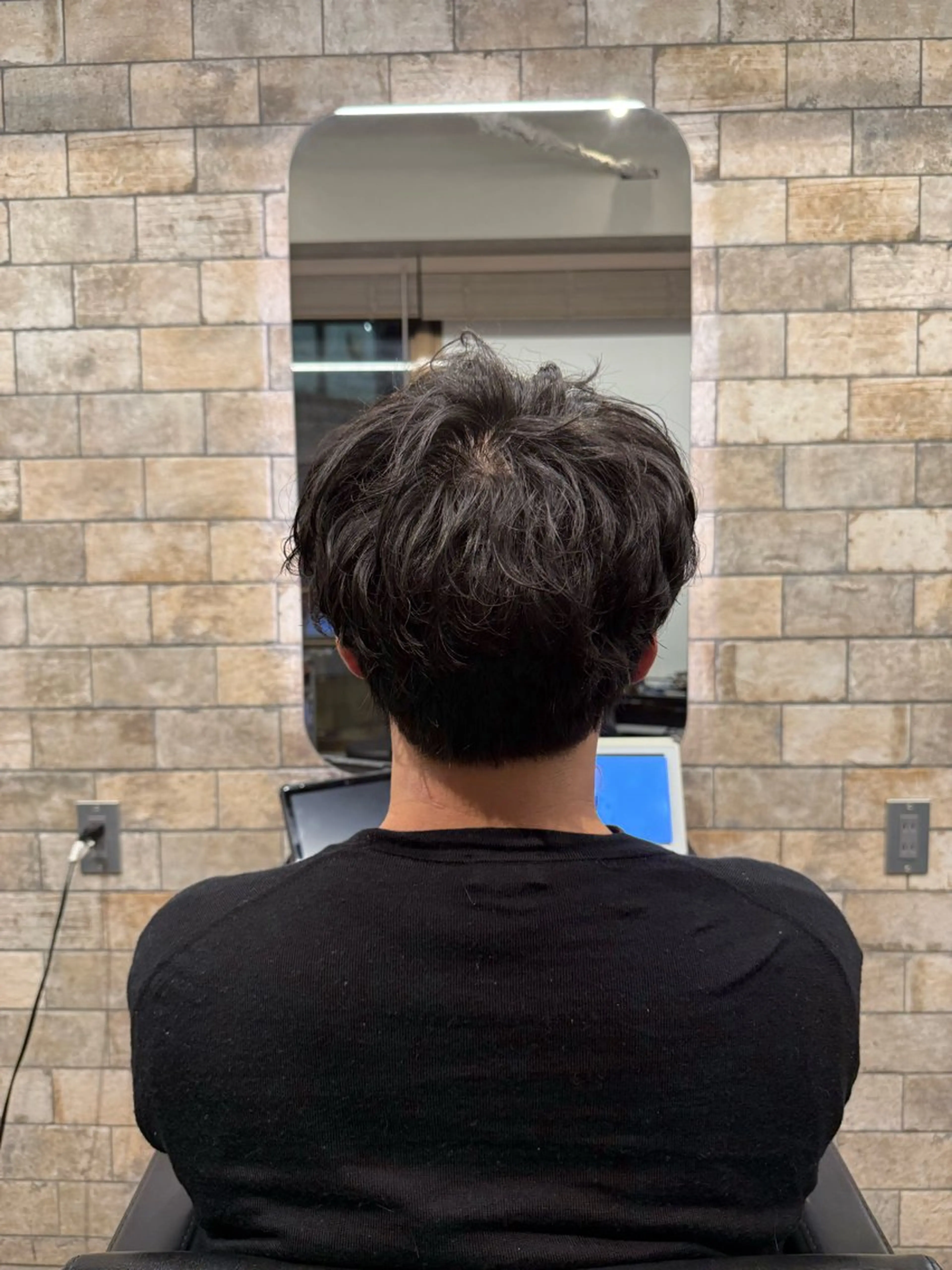 ショート パーマ メンズ カット パーマ fan.ray⚽️ 髙橋翔一のヘアスタイル