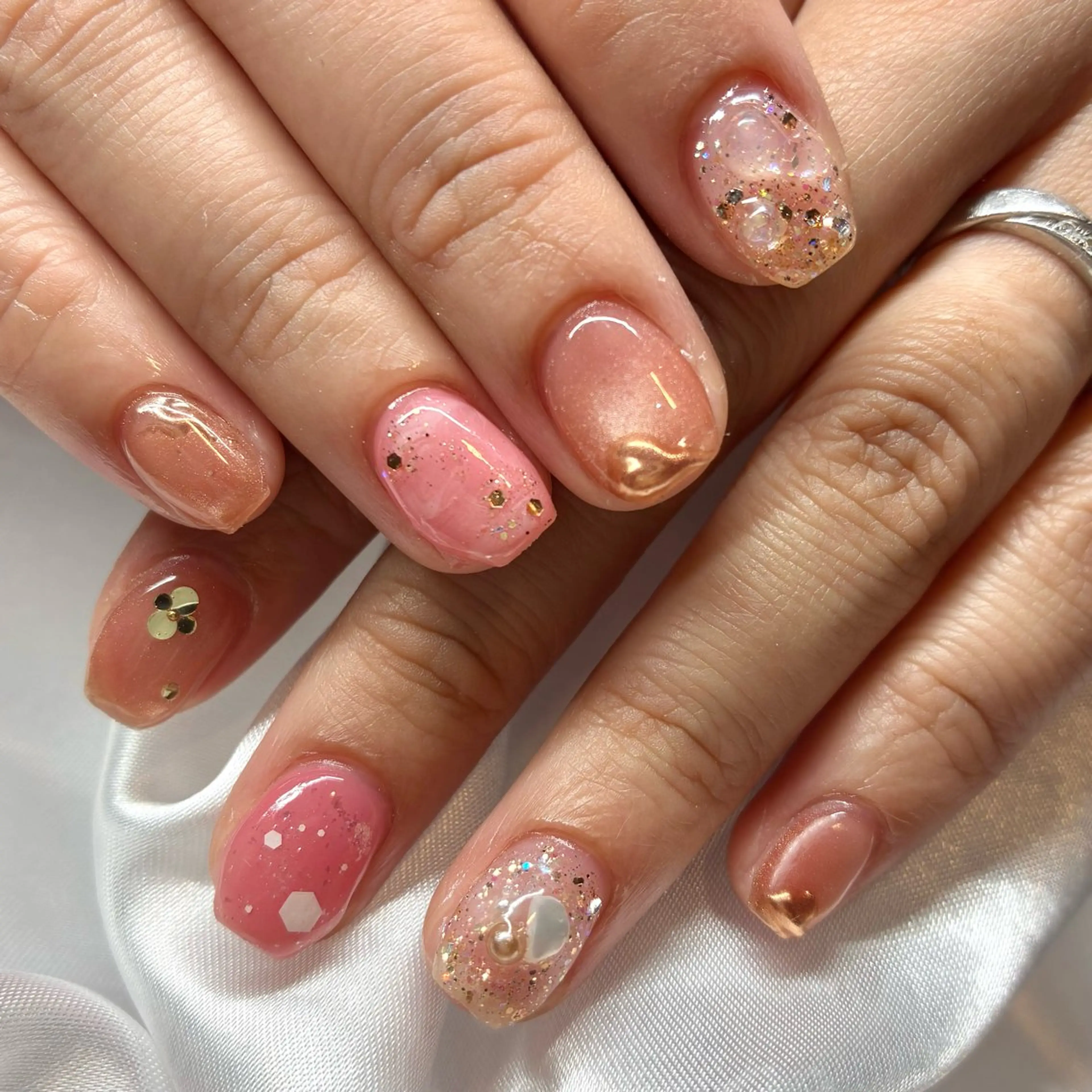 ネイル ハンドネイル Nail ヌシん家 AKANEのネイルデザイン