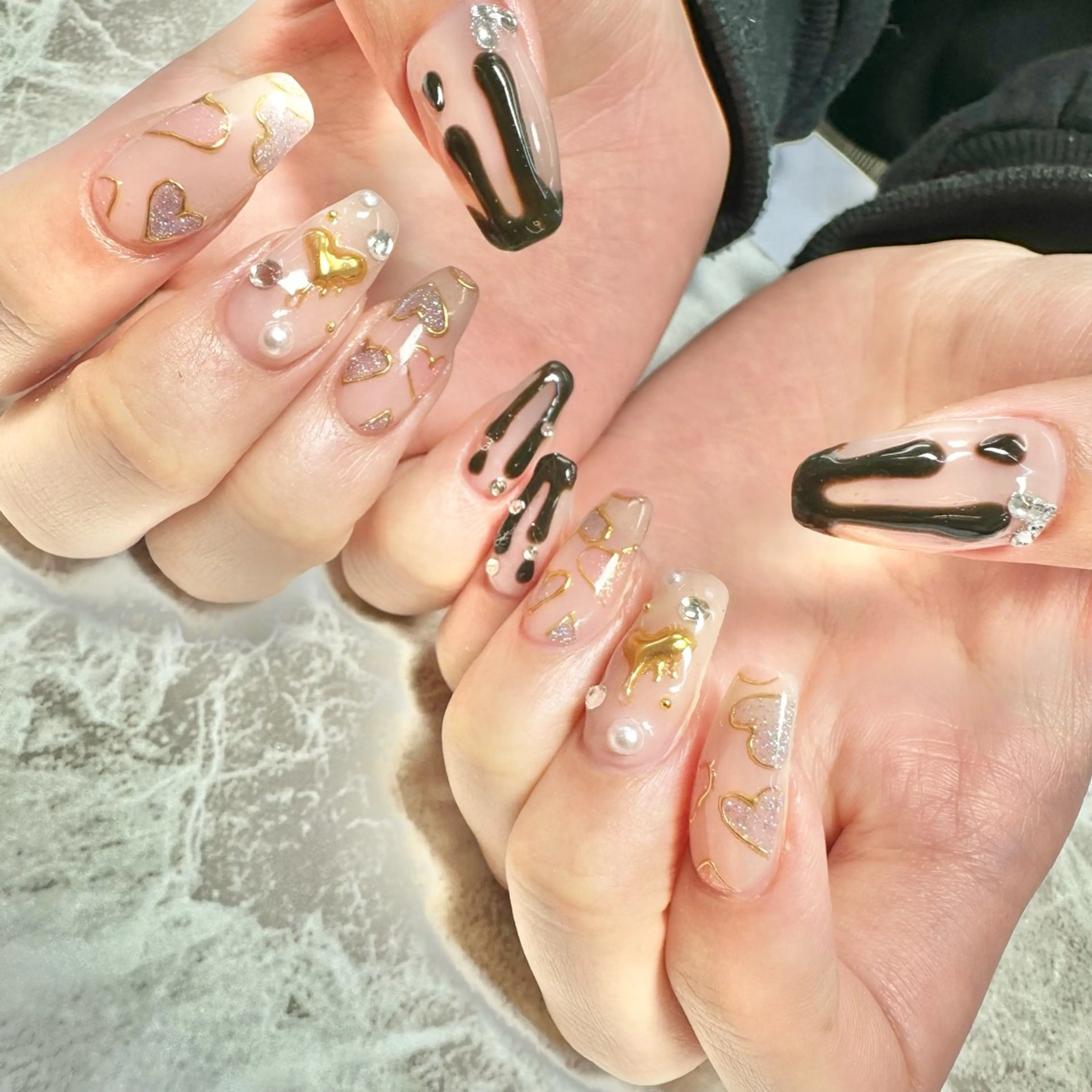 ネイル バレンタイン 🤎CHARME NAIL🤎のネイルデザイン