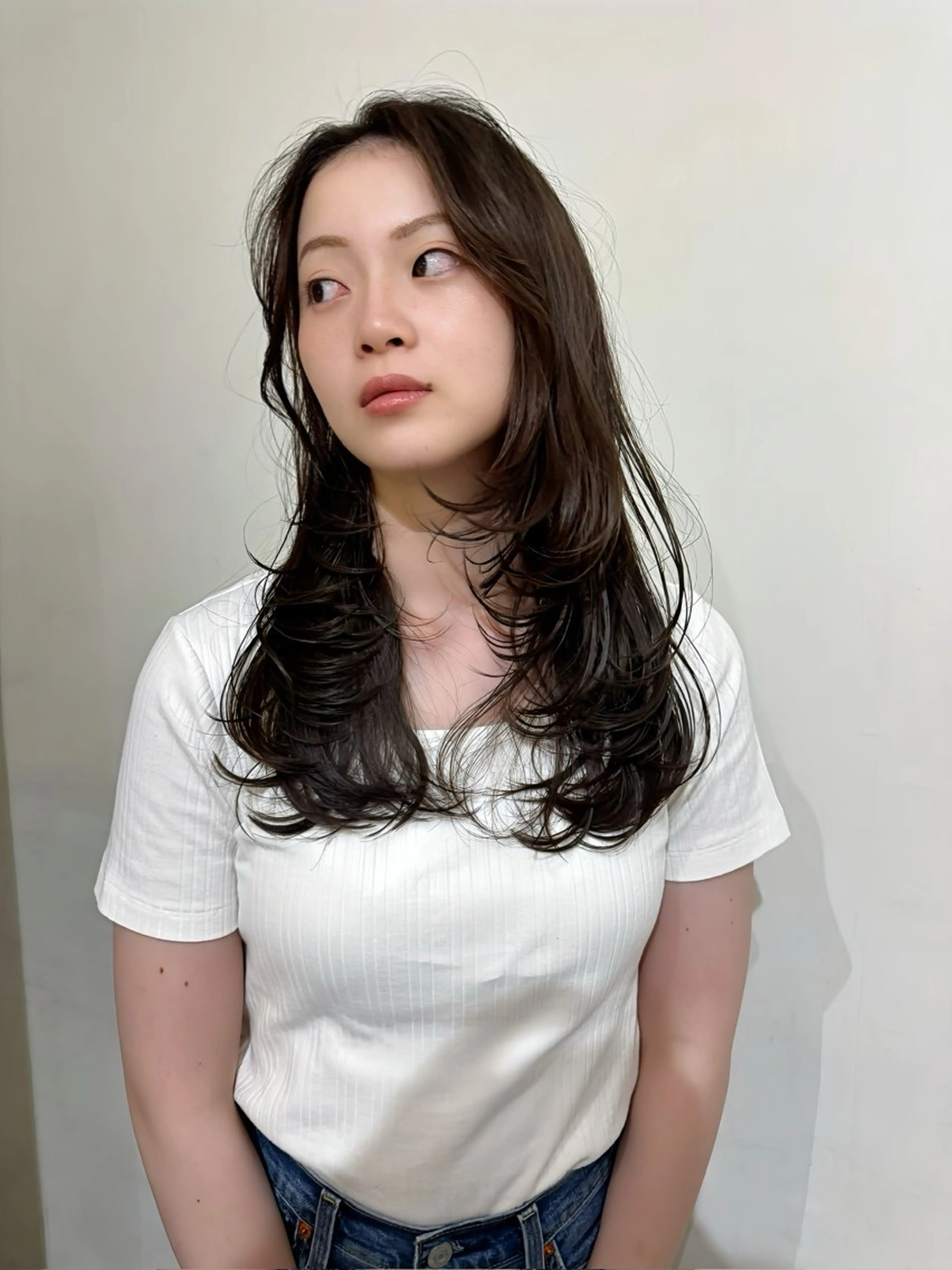 ロング 平 一裕のヘアスタイル