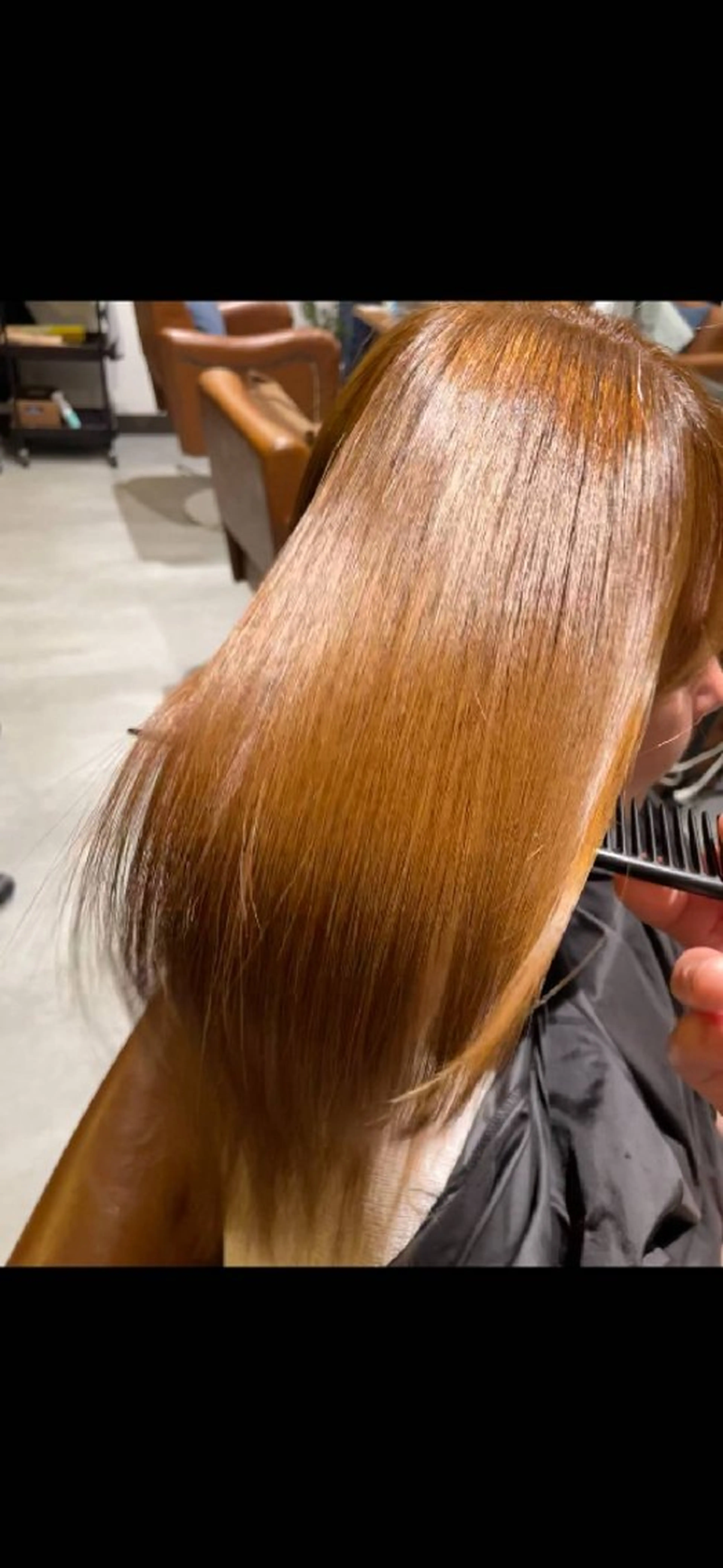 ロング 牧野 明星のヘアスタイル
