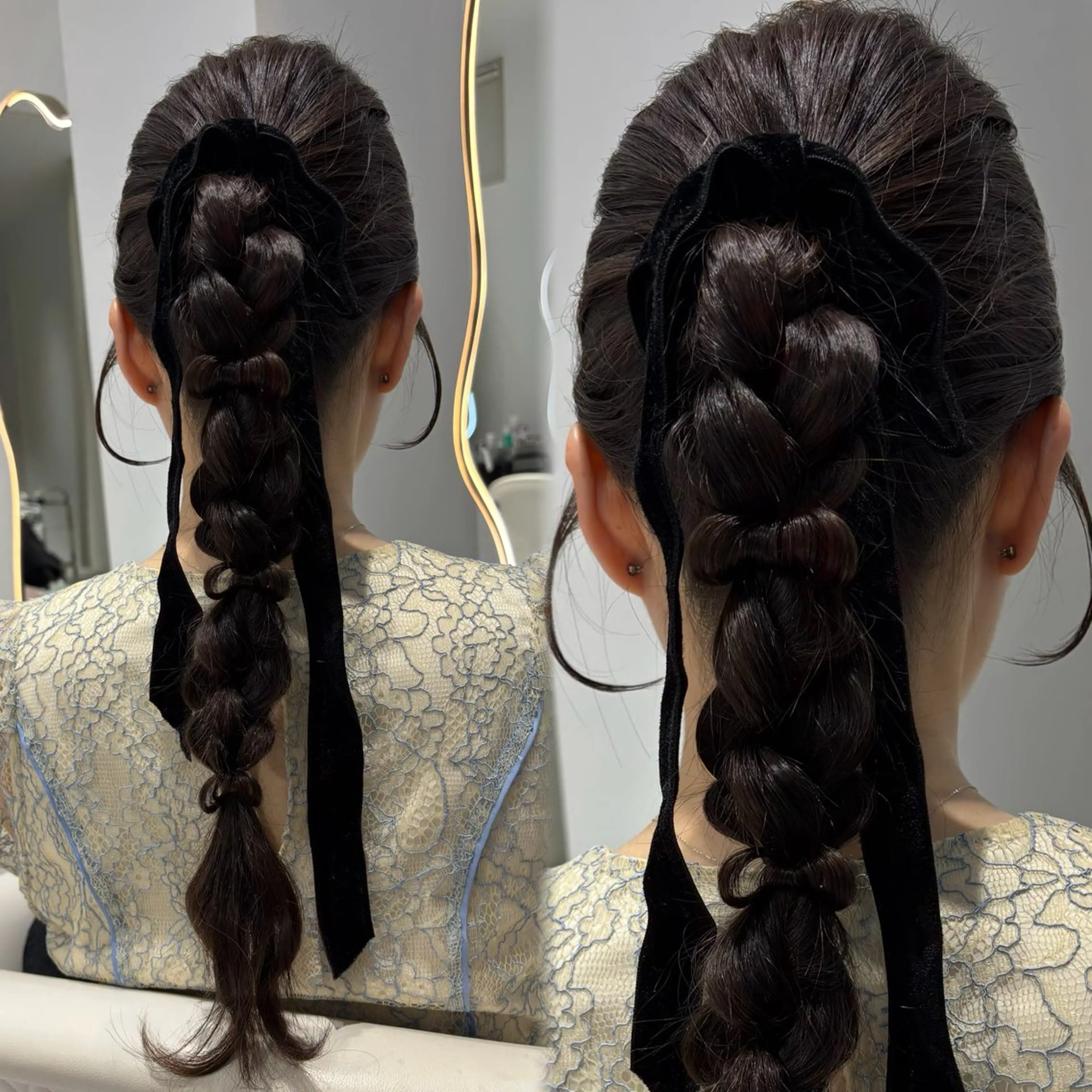 ヘアアレンジ ヘアセット 後藤 瑠菜のヘアスタイル