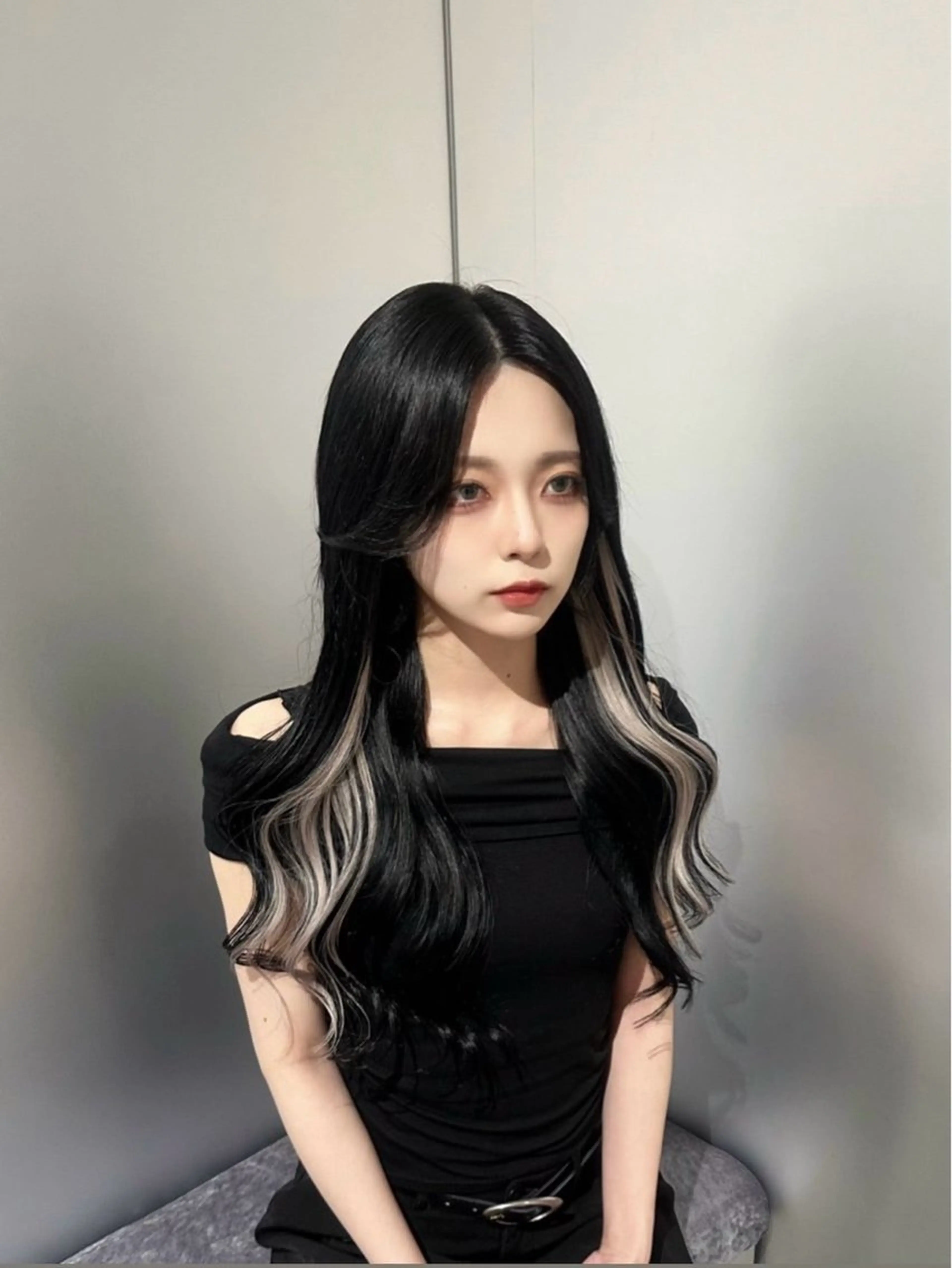 ロング カラー カット トリートメント エクステ ブリーチ×レイヤー ×エクステ💫ひかるのヘアスタイル