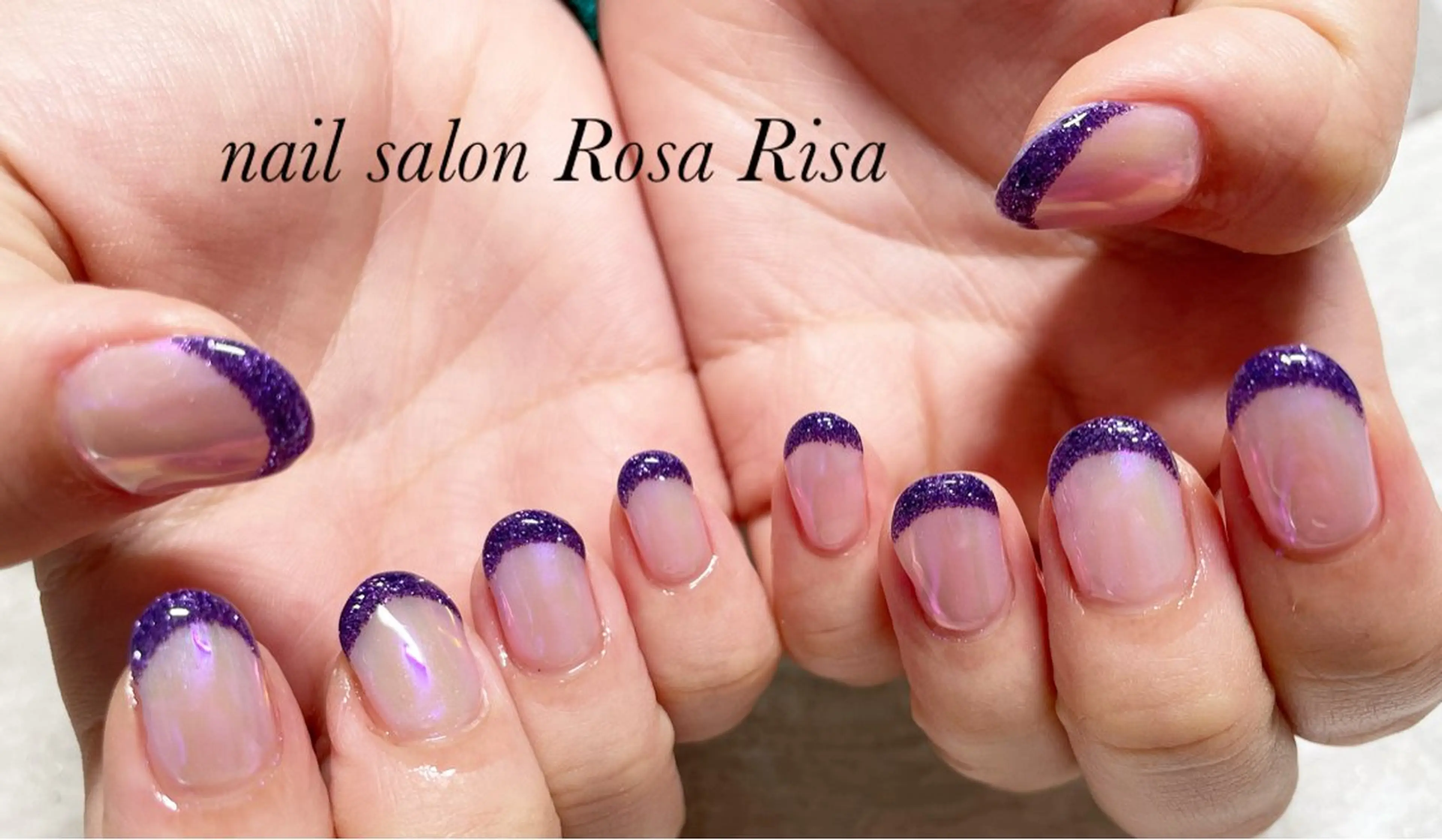 ネイル ミラーネイル ピンク ネイルスタジオ シェイクユアハンズのネイルデザイン