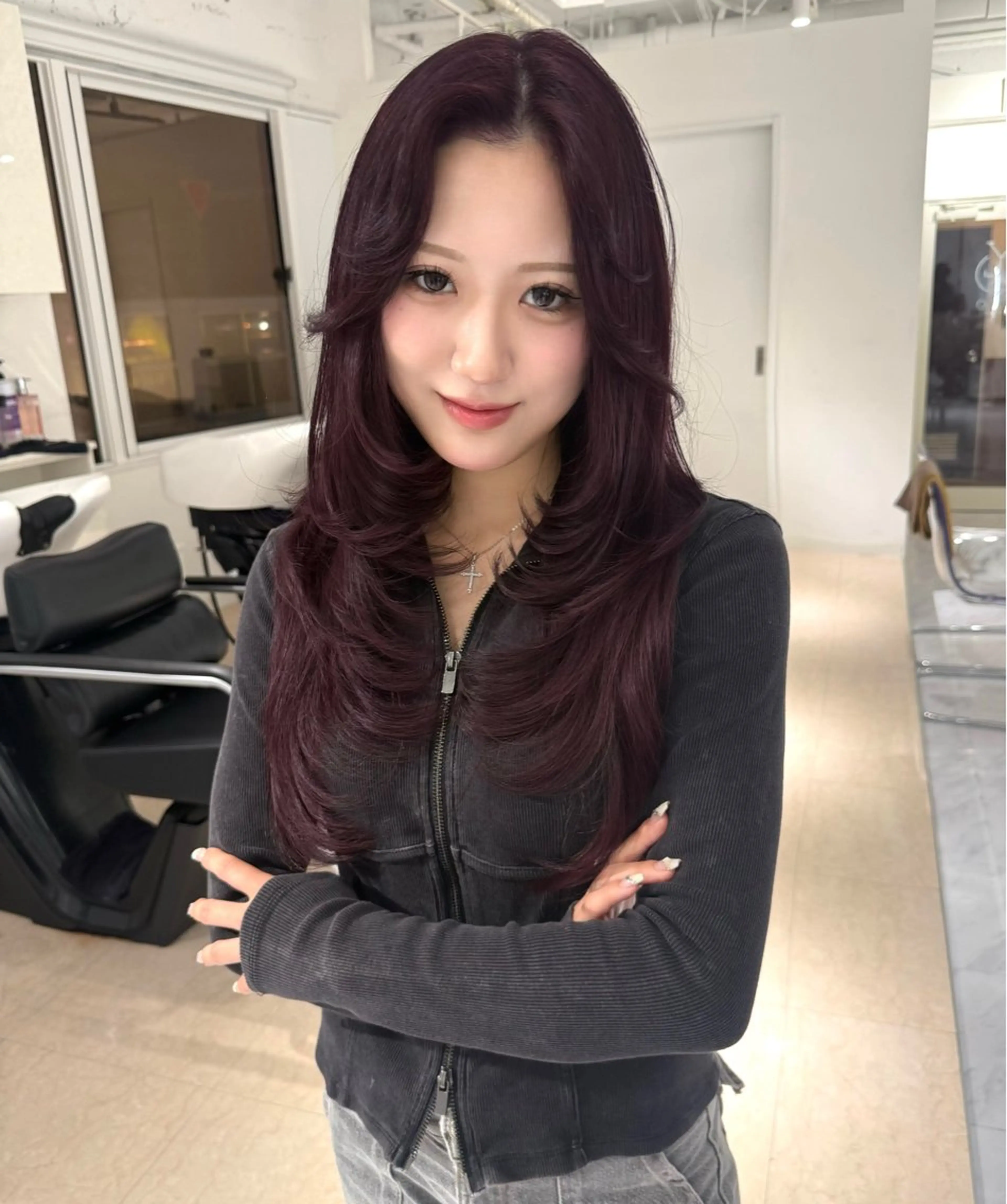 ロング レイヤーカット🫧 🎀Tomoka🎀のヘアスタイル