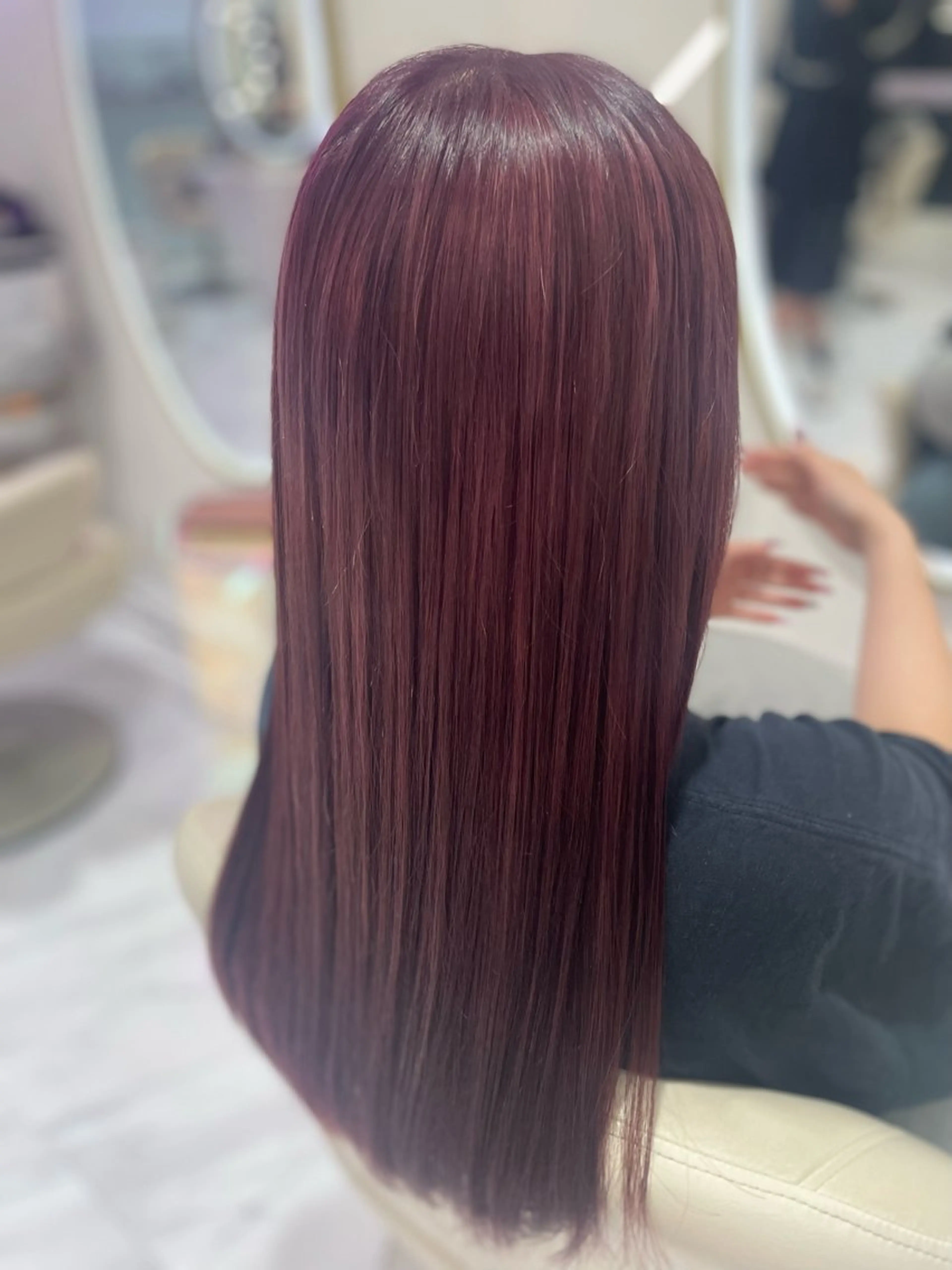 ロング カラー ピンクカラー バイオレットカラー バイオレットピンク 🎀MONA あまね🎀のヘアスタイル