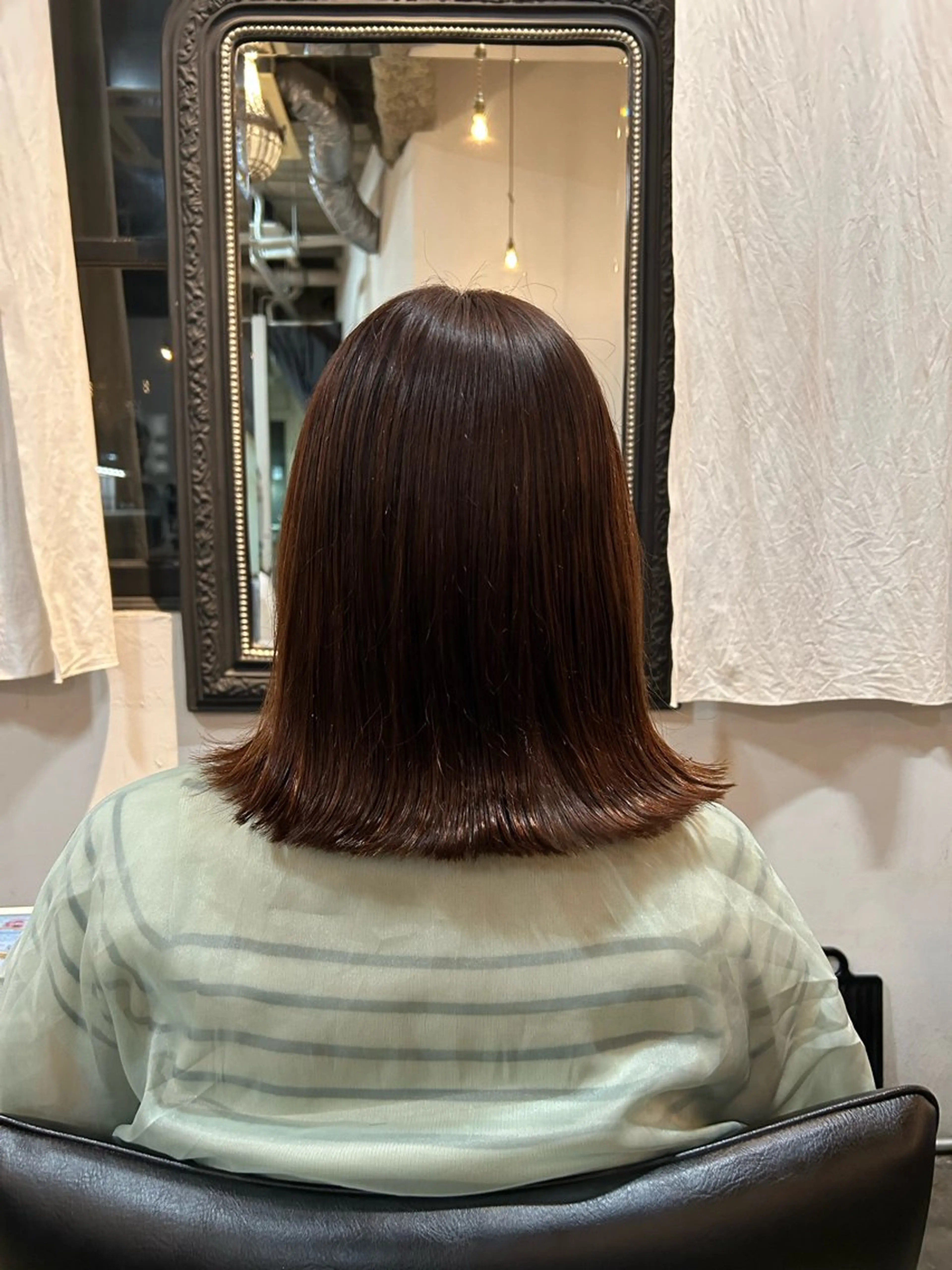 ミディアム キノシタ ユウナのヘアスタイル