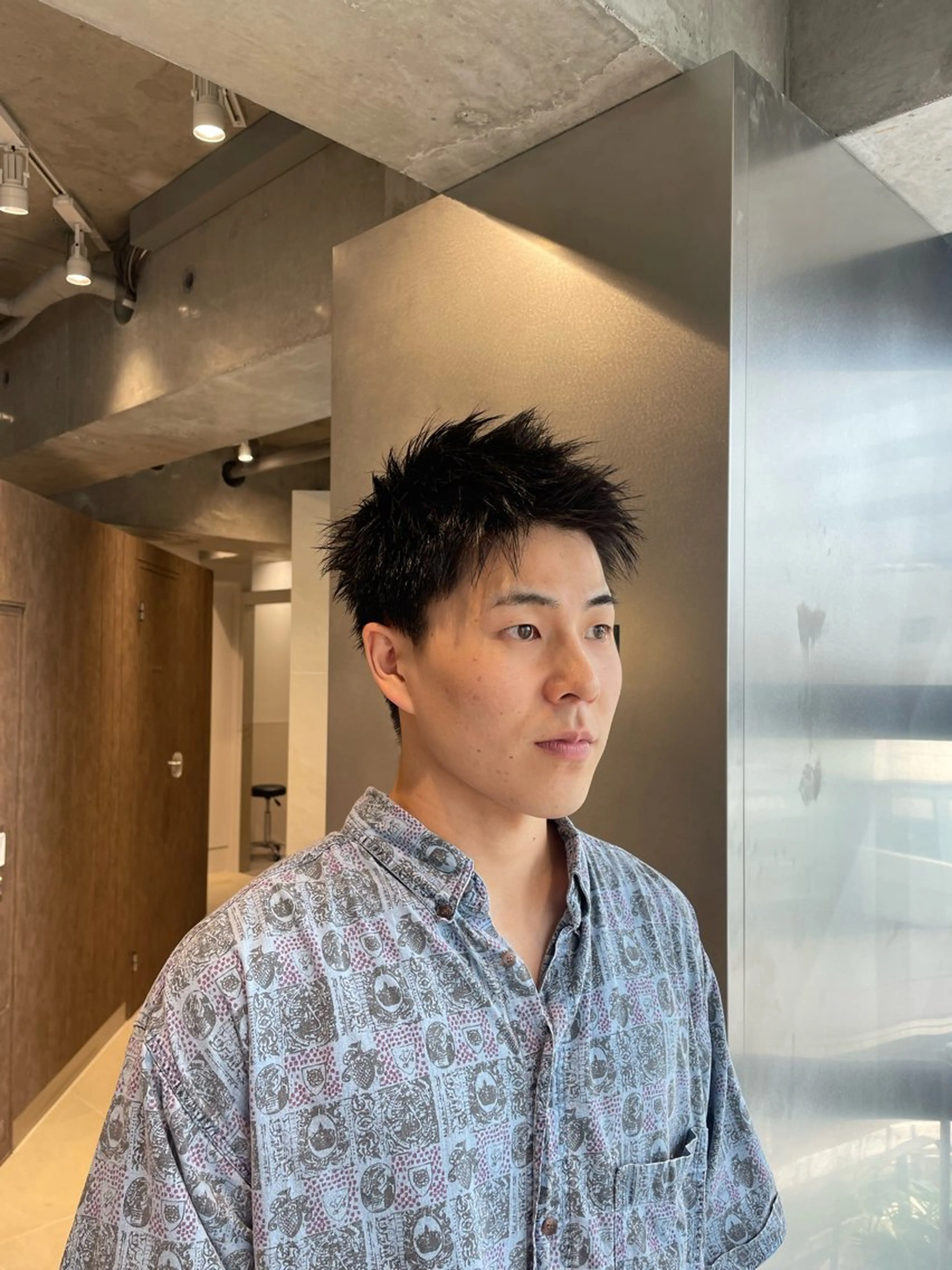 メンズ スパイキーショート 海外ヘア🇺🇸✨ 恵比寿　MIYUKIのヘアスタイル