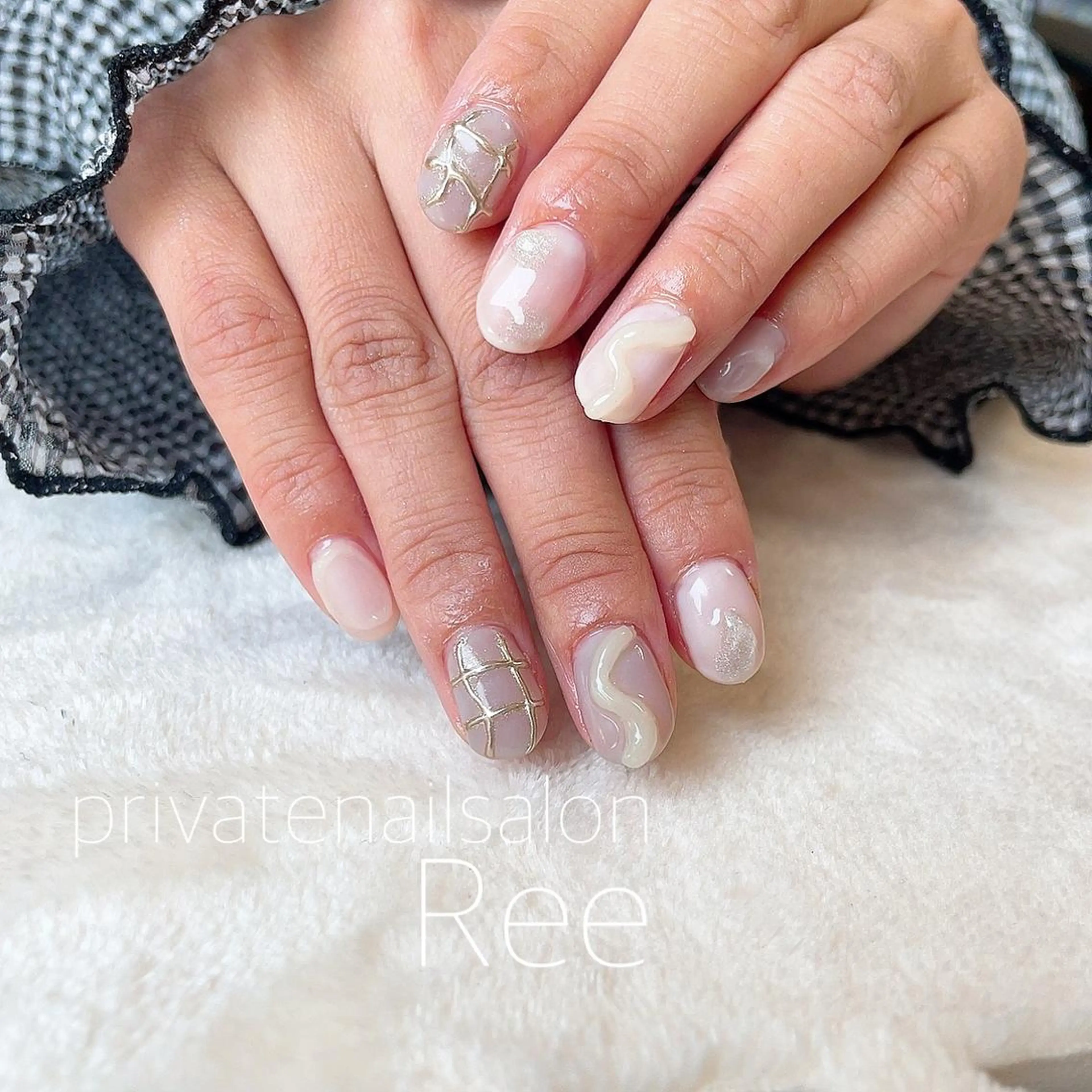 ネイル 知花 梨花のネイルデザイン