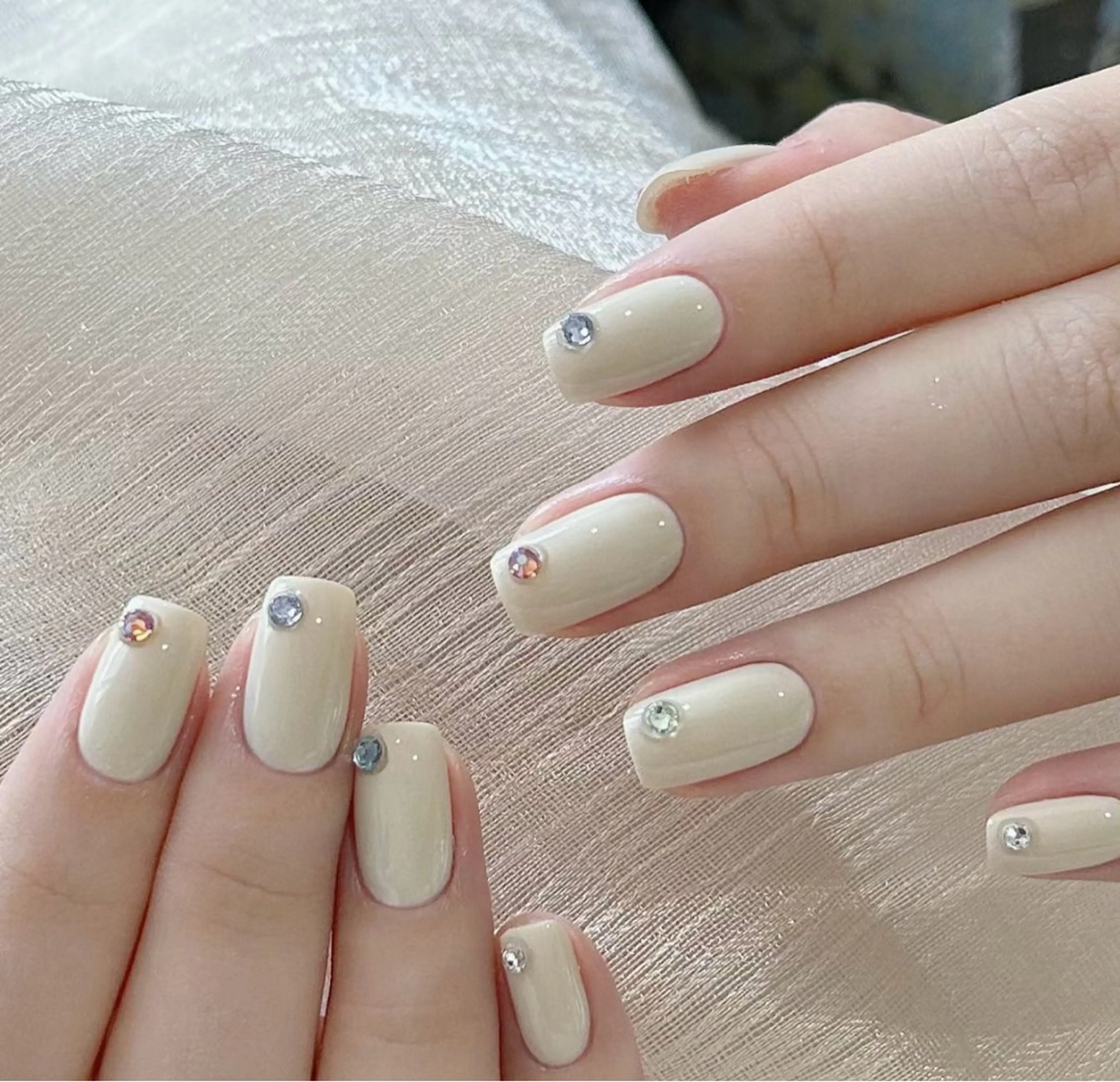 ネイル ワンカラーネイル ハンドネイル ハンドケア 💕Dreamy KIYO💕のネイルデザイン