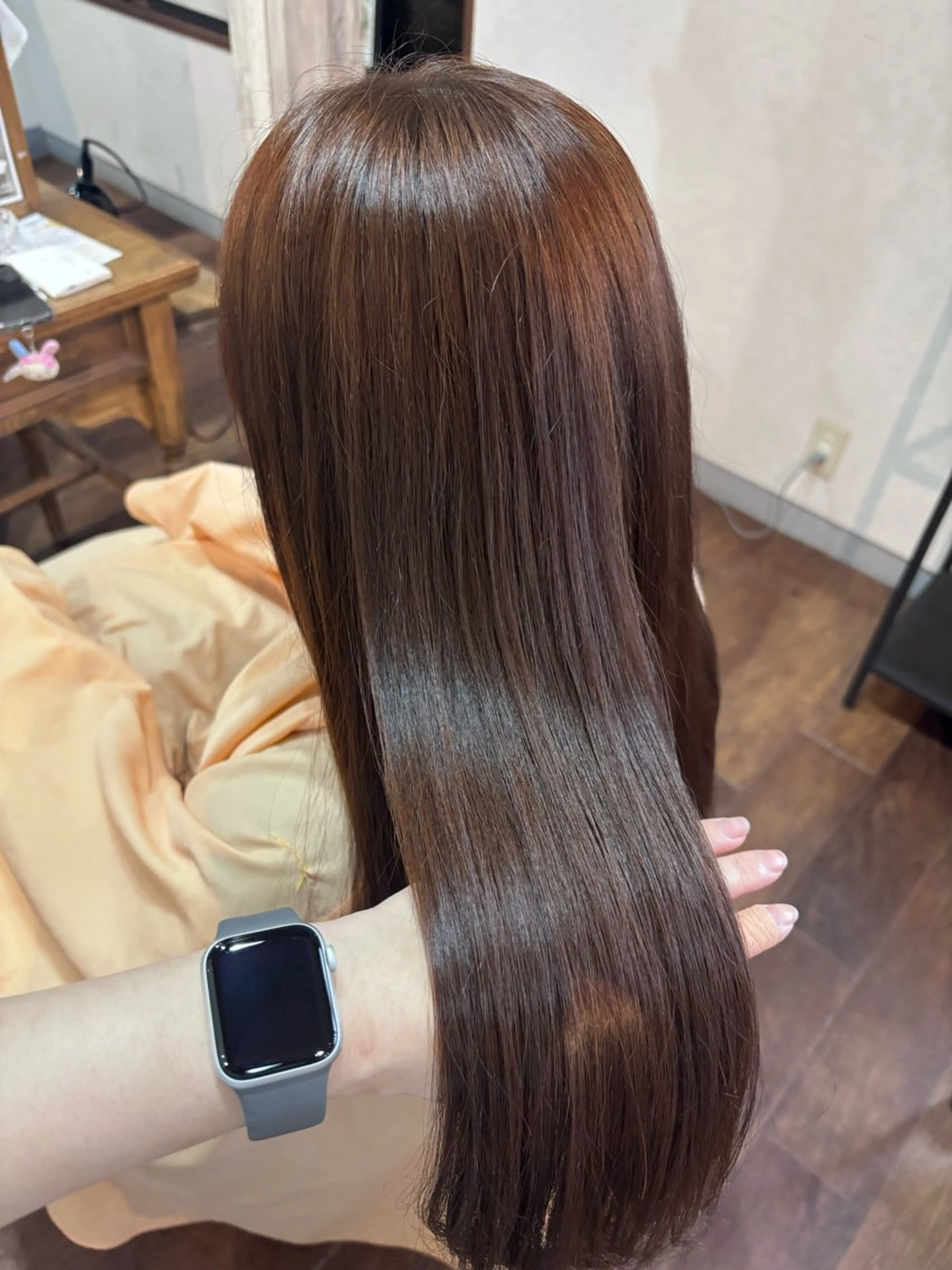 ロング カラー ブラウンカラー ヘアカラー radiant nakamuraのヘアスタイル