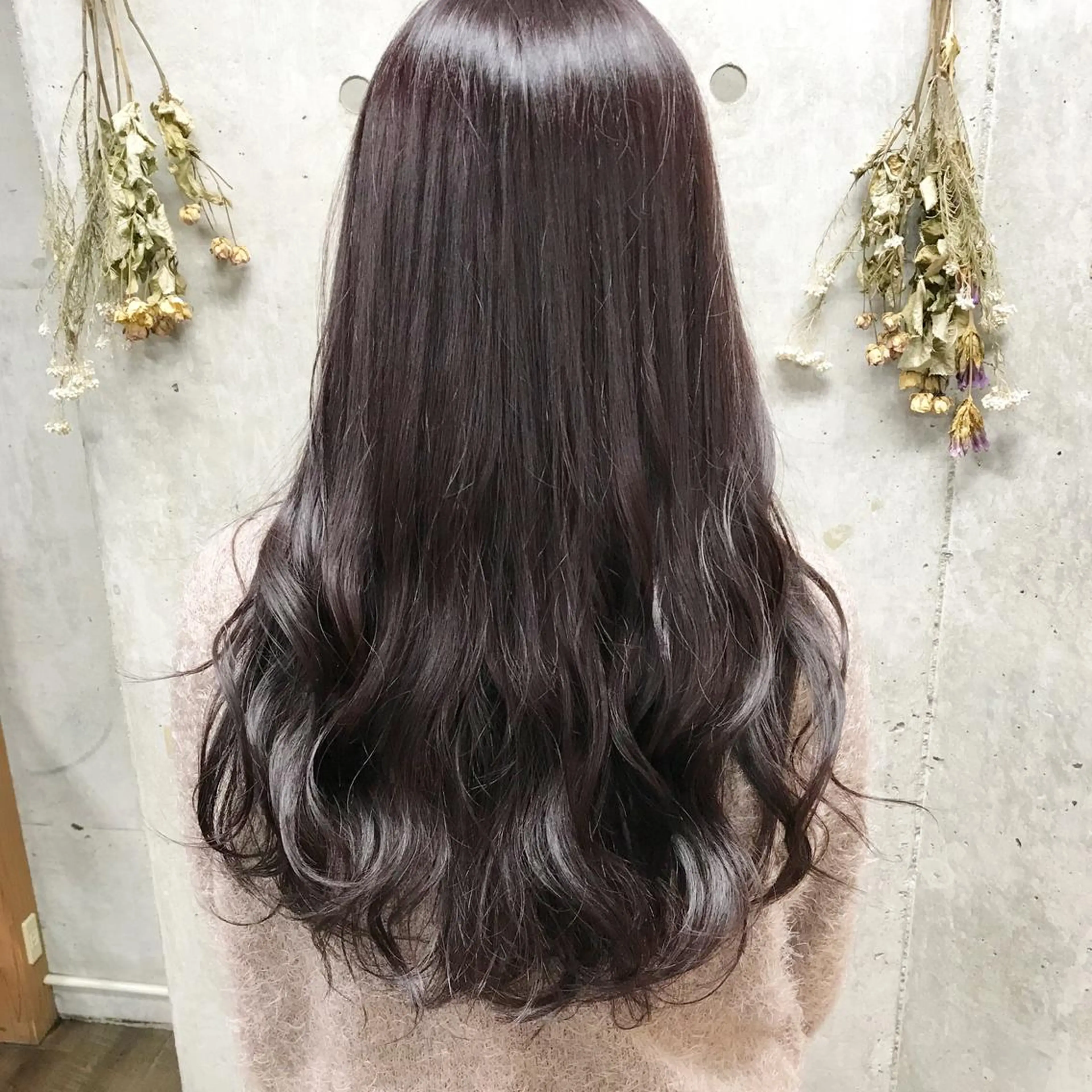 ロング カラー ヘアアレンジ イルミナカラー ピンクカラー バイオレットカラー バイオレットピンク Satsuki ✂︎♡のヘアスタイル