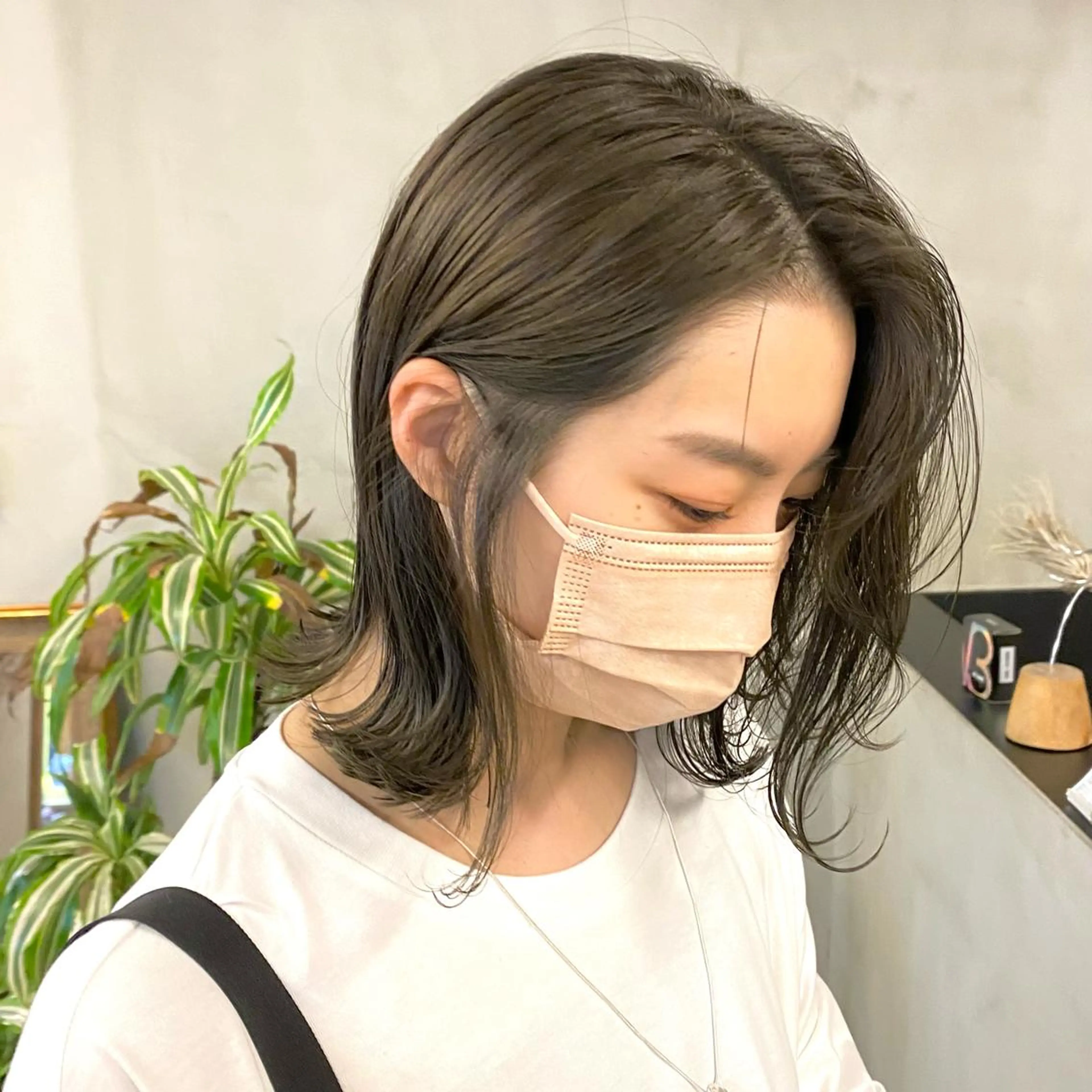 セミロング カラー パーマ ヘアアレンジ メンズ キッズ ネイル マツエク・マツパ カット ヘアカラー トリートメント EMANON梅田店所属・前川 朋香のヘアスタイル