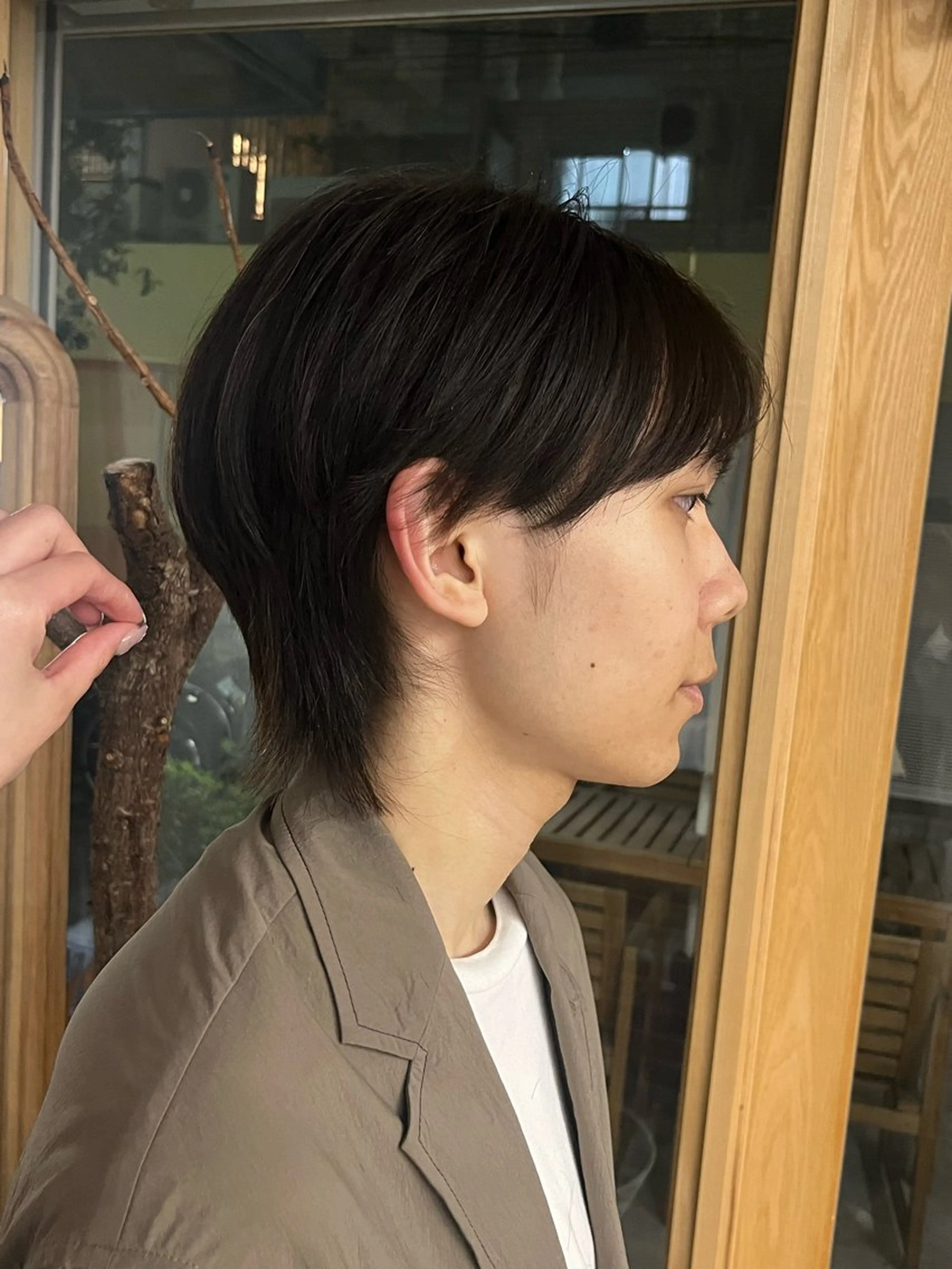 メンズ レイヤーカット/ 酸性ストレート梅田のヘアスタイル