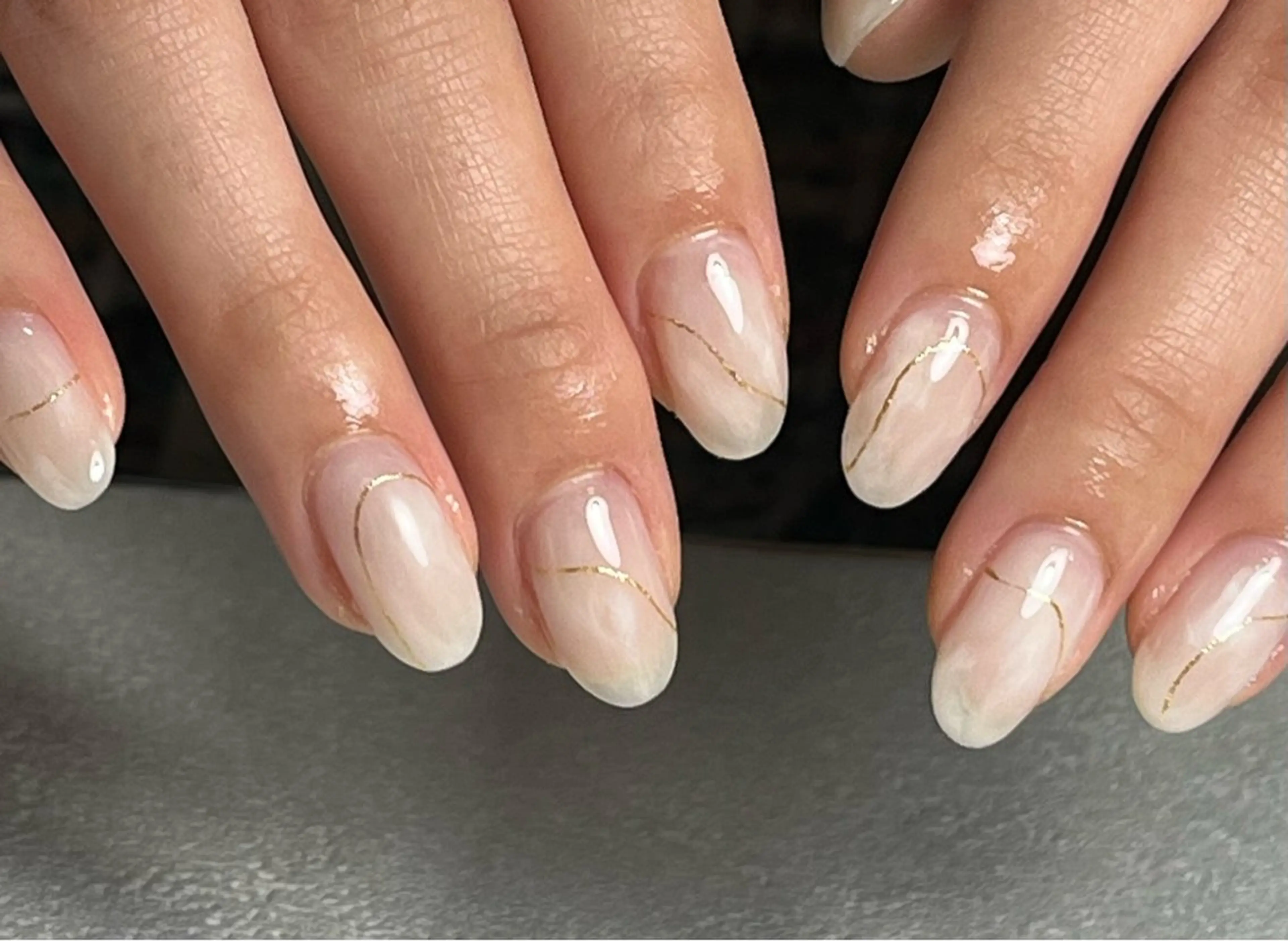 ネイル ハンドネイル tsumeya ゆるかわ手描きネイルのネイルデザイン