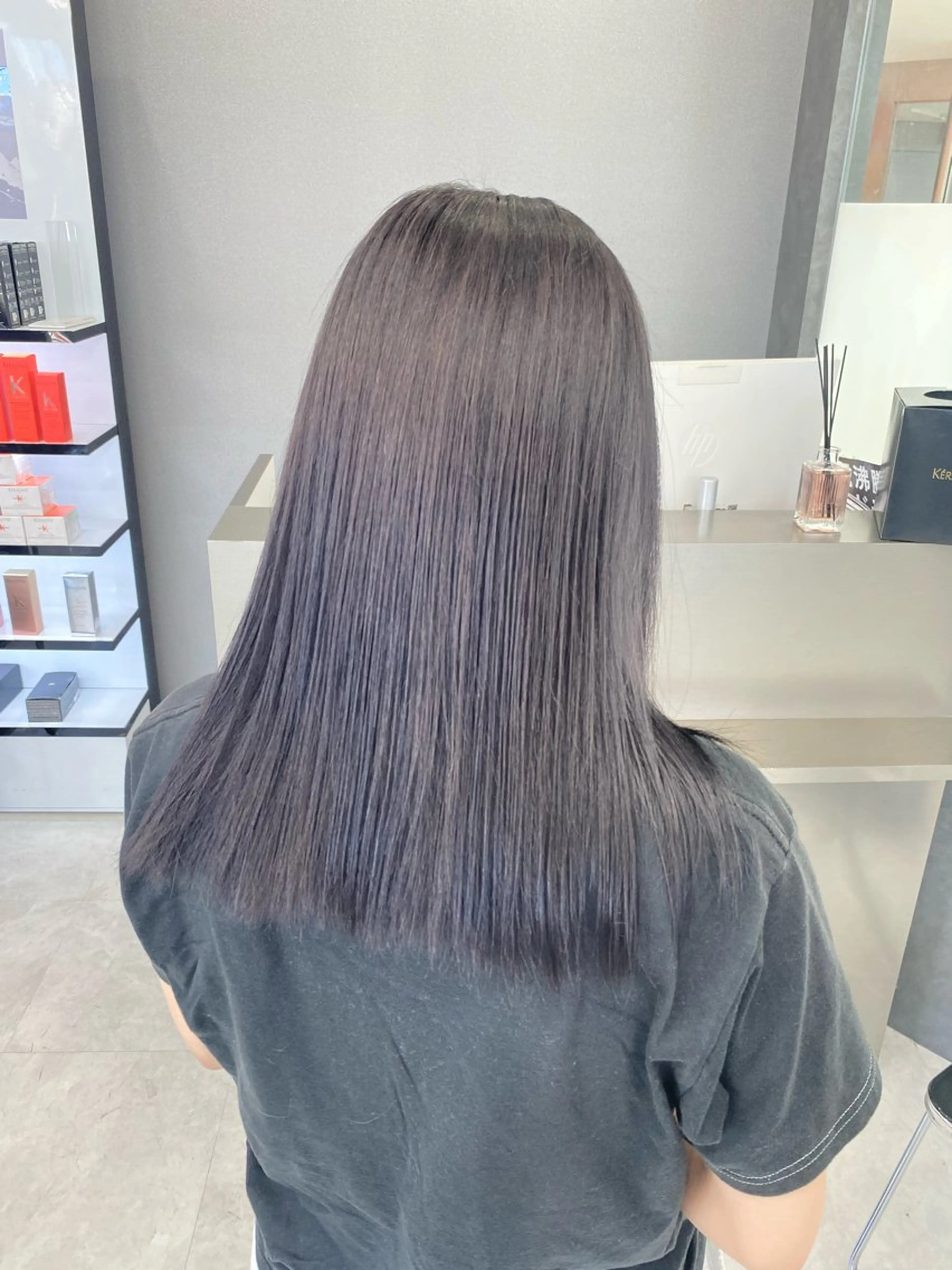 セミロング ヘアカラー トリートメント カラー🌈/カット /栄/misa👻のヘアスタイル