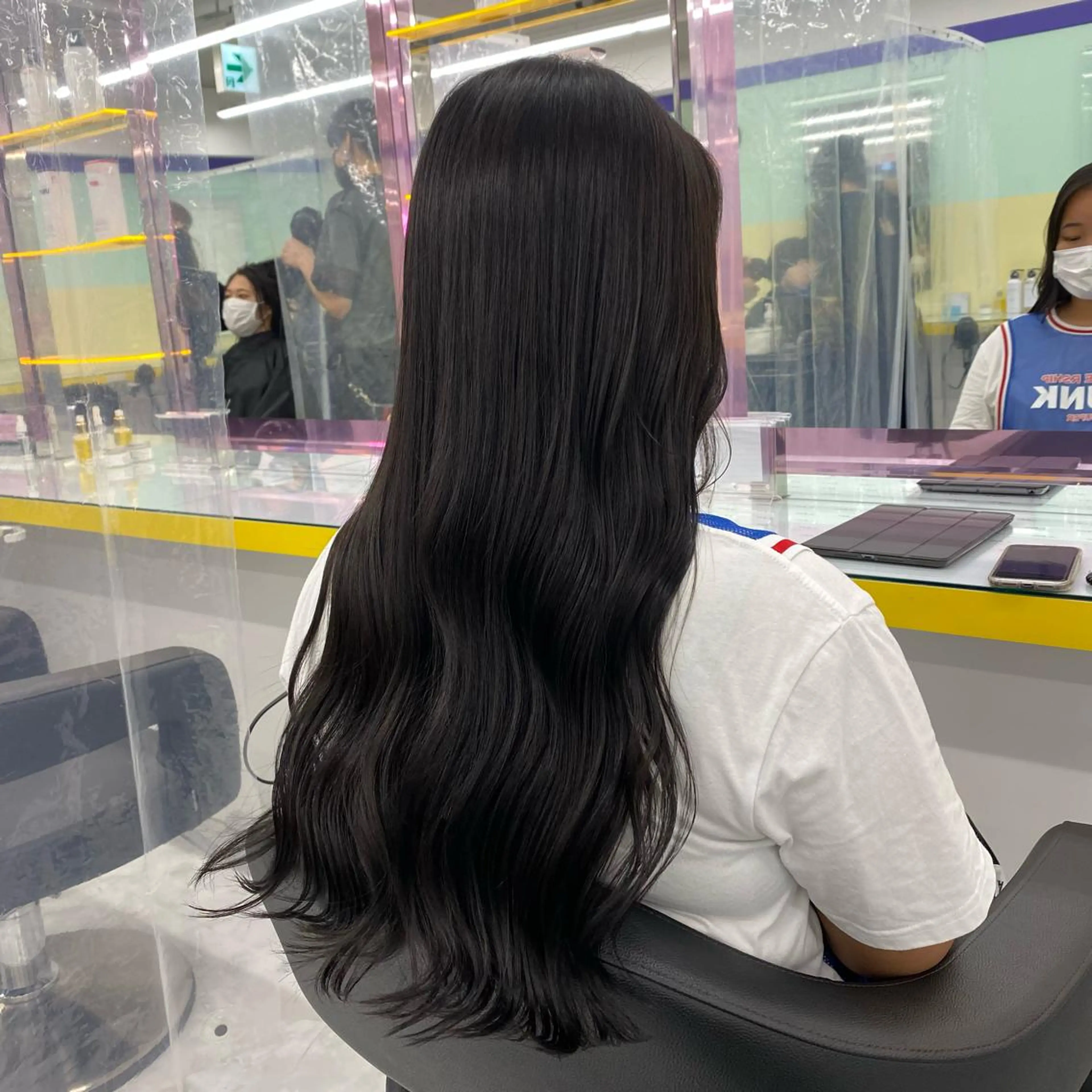 セミロング カラー ヘアアレンジ ヘアカラー トリートメント GOTODAY shair salon 横浜mare店所属・mai🍑暖色カラー /レイヤー💖のヘアスタイル