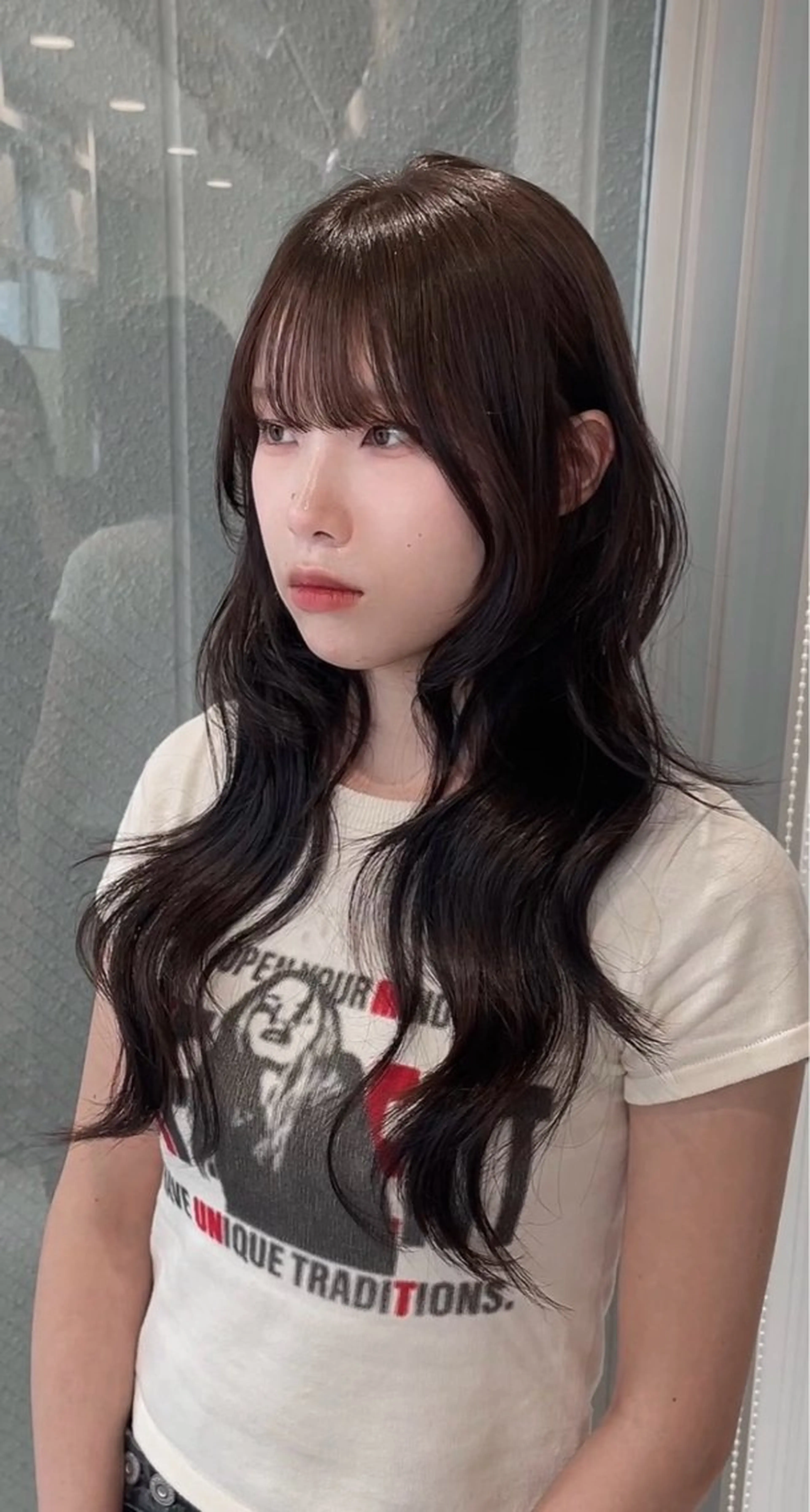 ロング カット ヘアカラー パーマ レイヤーカット/ ハッシュカット/果恋のヘアスタイル