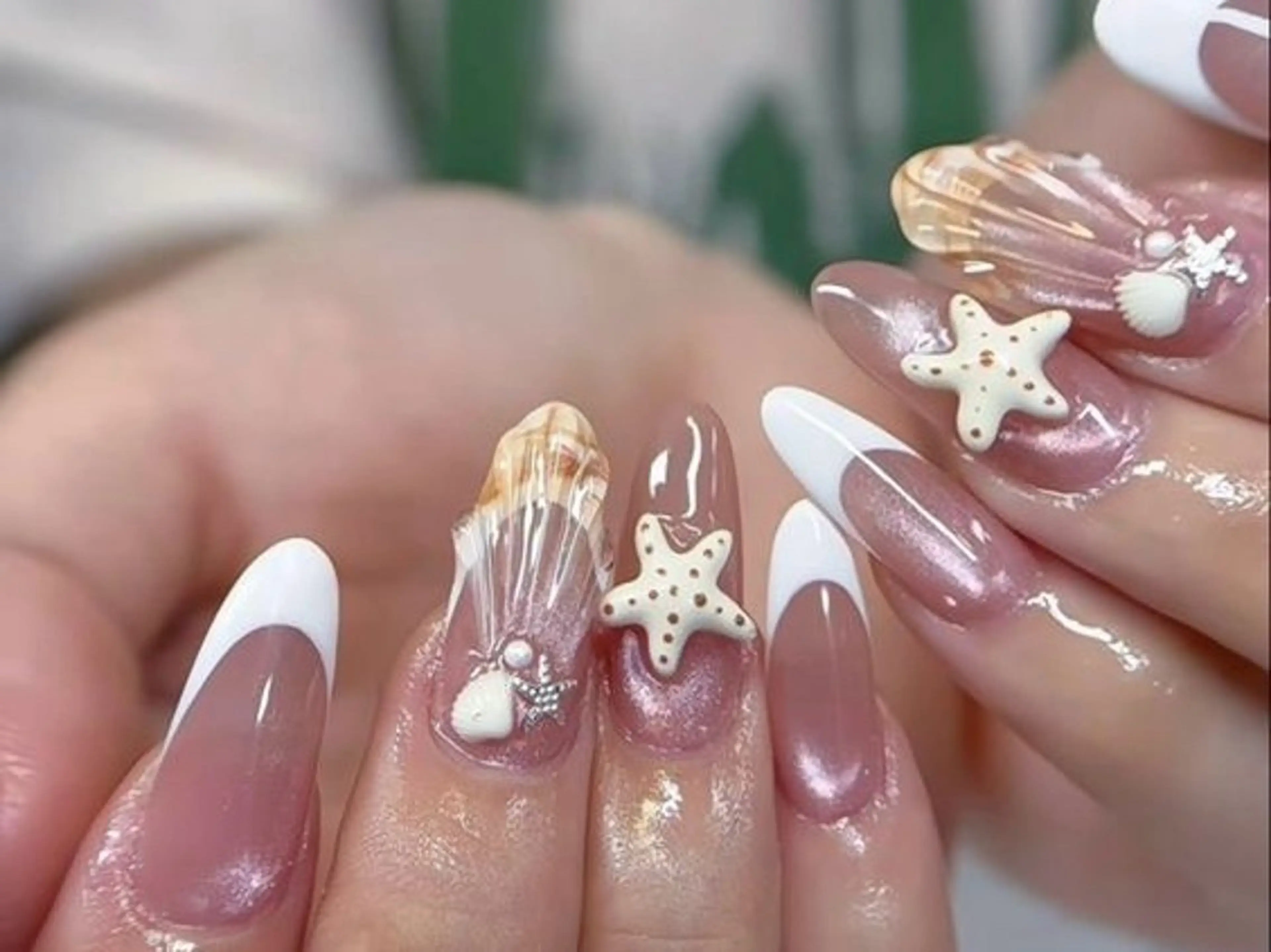 ネイル ジェルネイル 韓国ネイル 持ち込み オフィスネイル ワンホンネイル MiO Nailのネイルデザイン