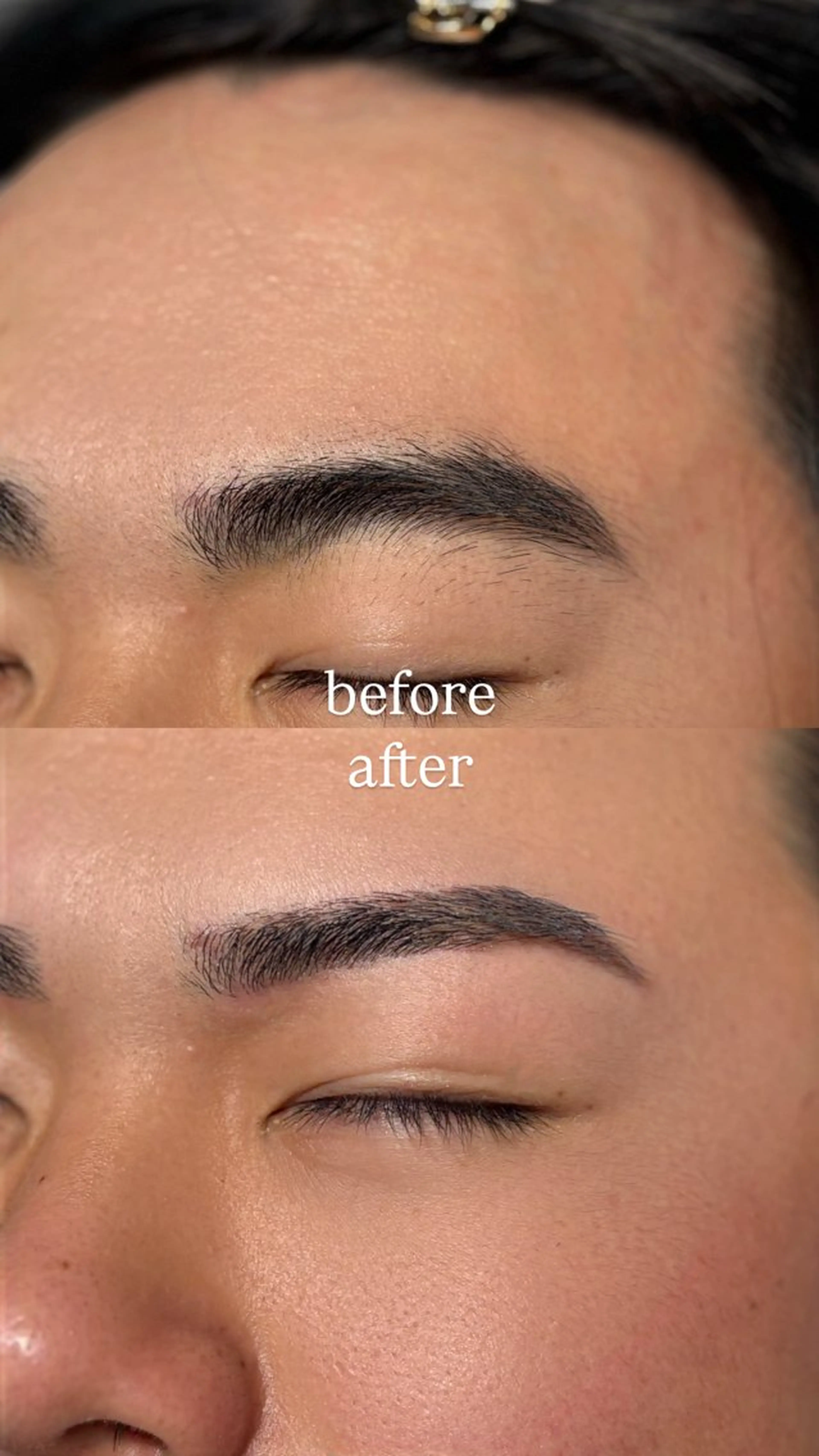 【メンズ限定✨】眉毛ワックス（間引きあり）眉カットの写真