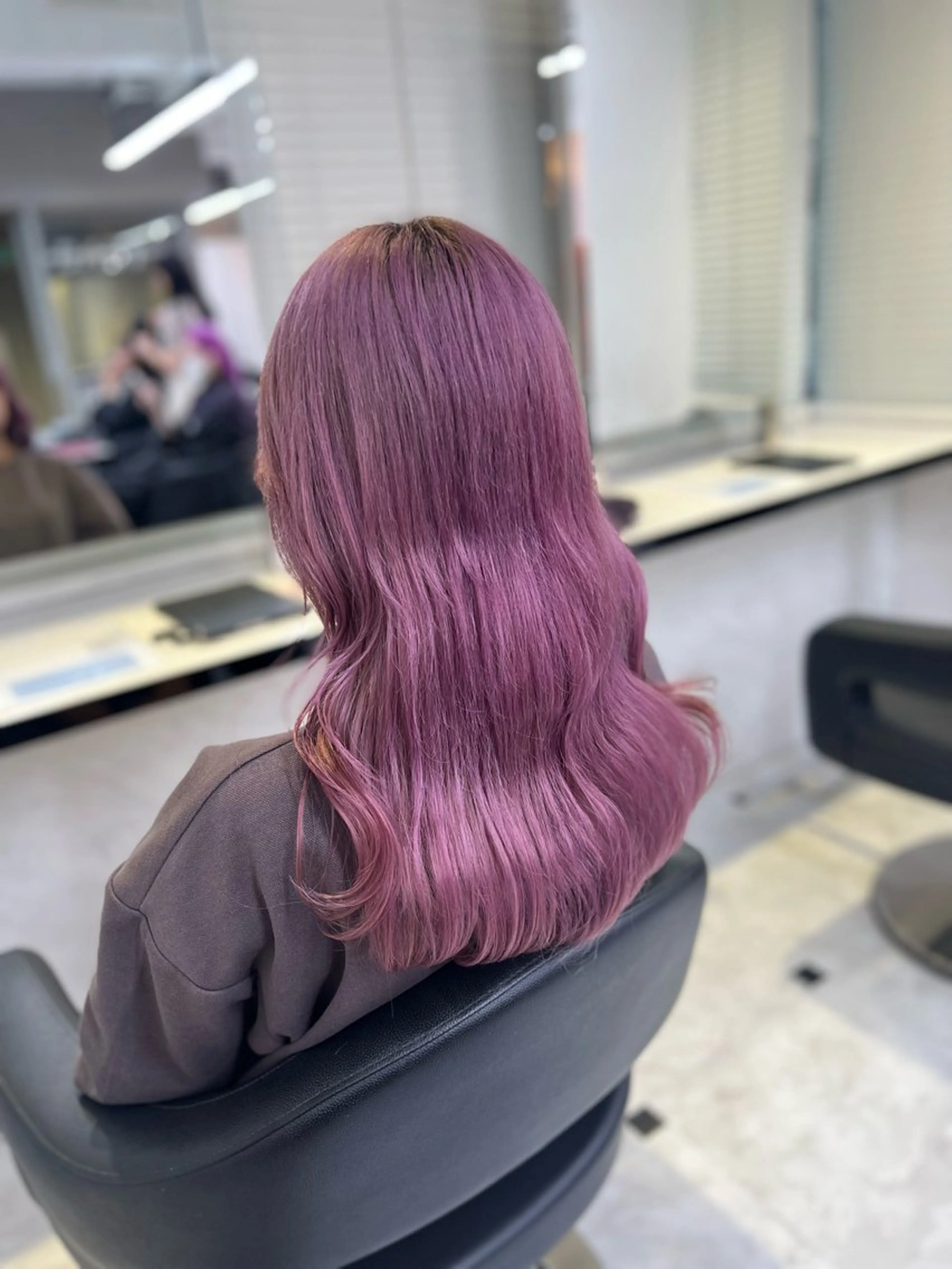 ミディアム カラー ヘアアレンジ 💕上野美容師☁ ブリーチ💖サワのヘアスタイル