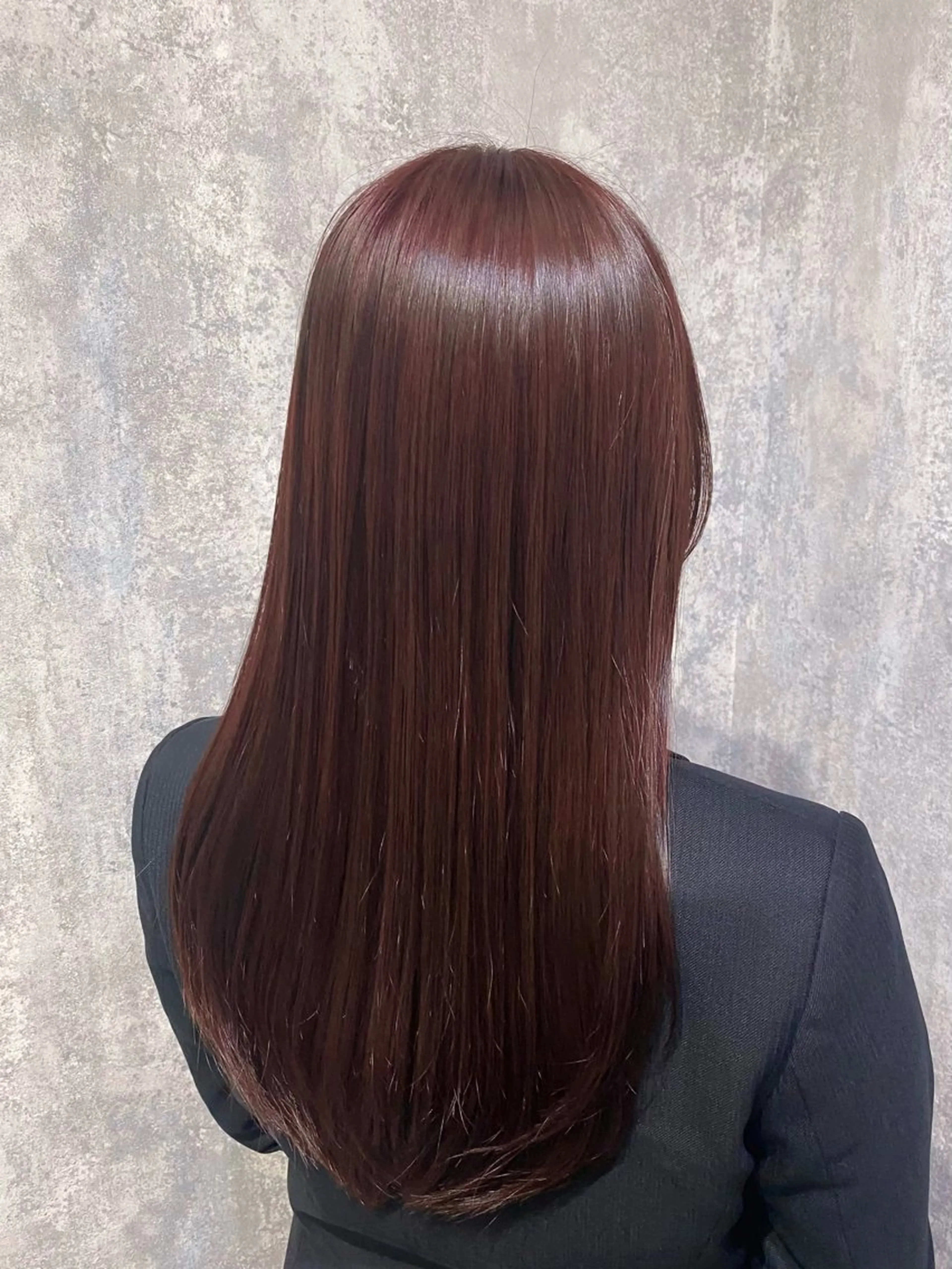 ロング カラー 透明感カラー カット ヘアカラー トリートメント shiori/透明感 /顔周り/髪質改善のヘアスタイル