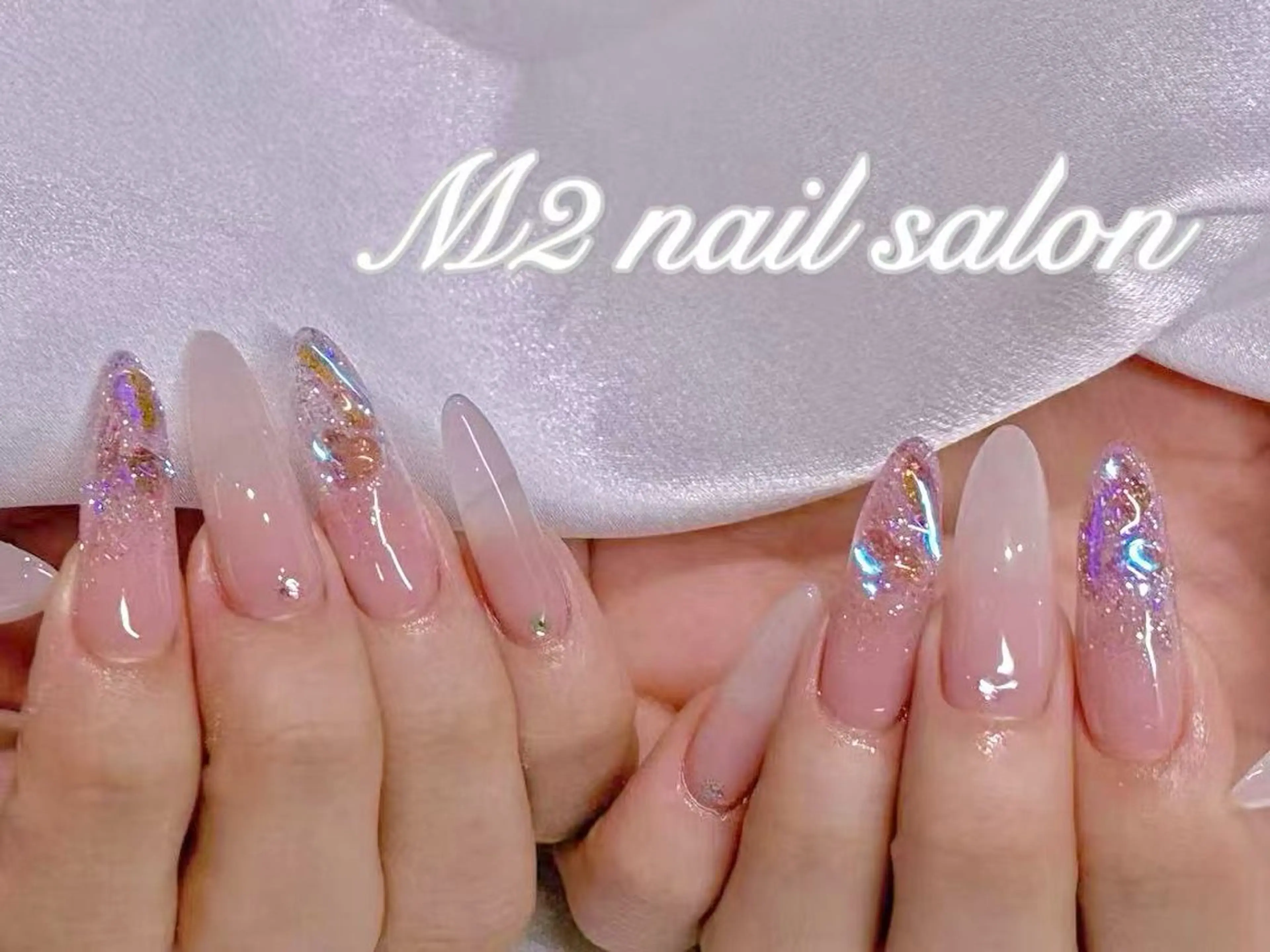 ネイル ハンドネイル 長さだし専門店 M2　rikaのネイルデザイン