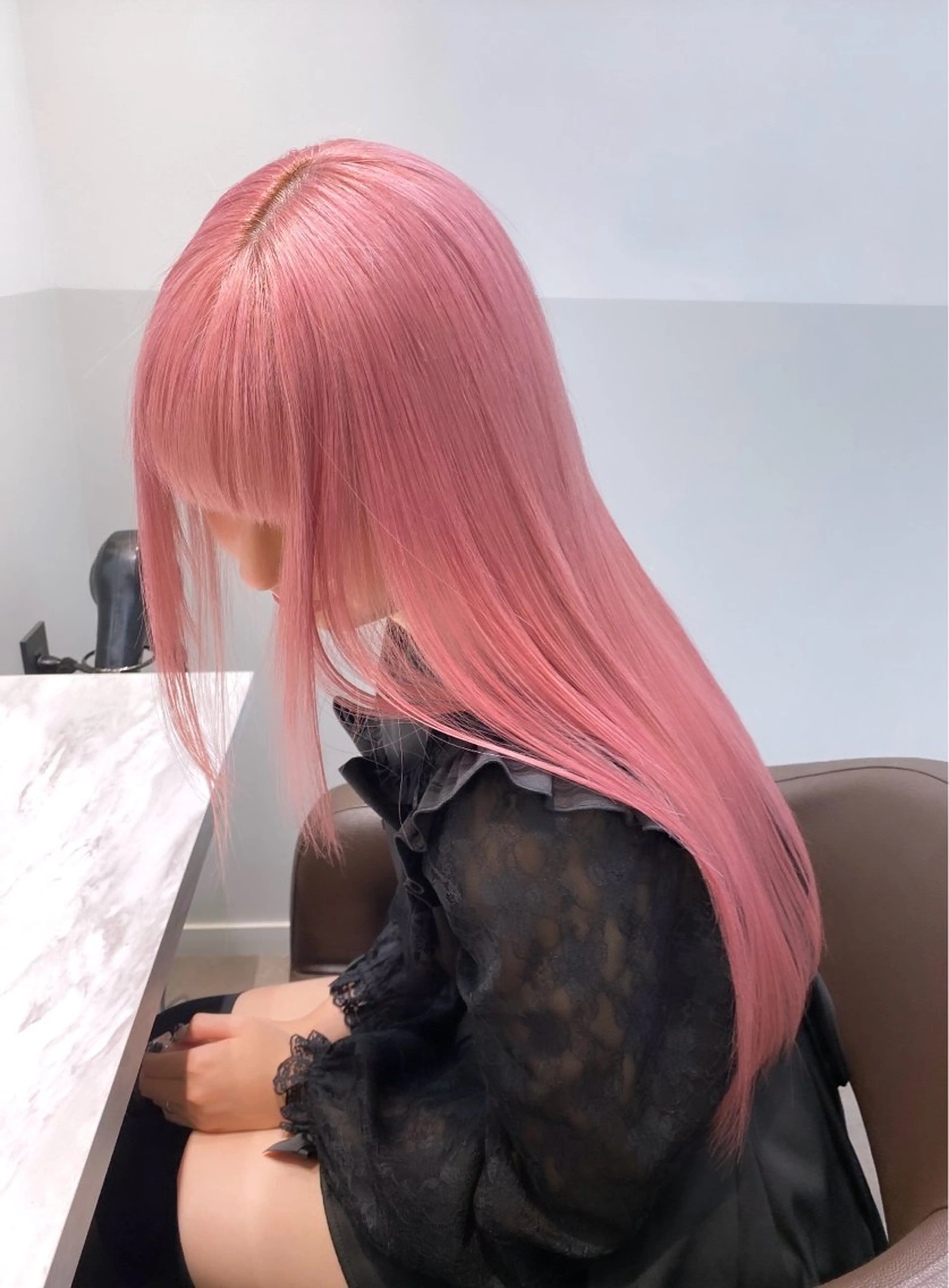 ロング カラー ヘアアレンジ メンズ ヘアカラー トリートメント ハイトーン美容師 MASATOのヘアスタイル