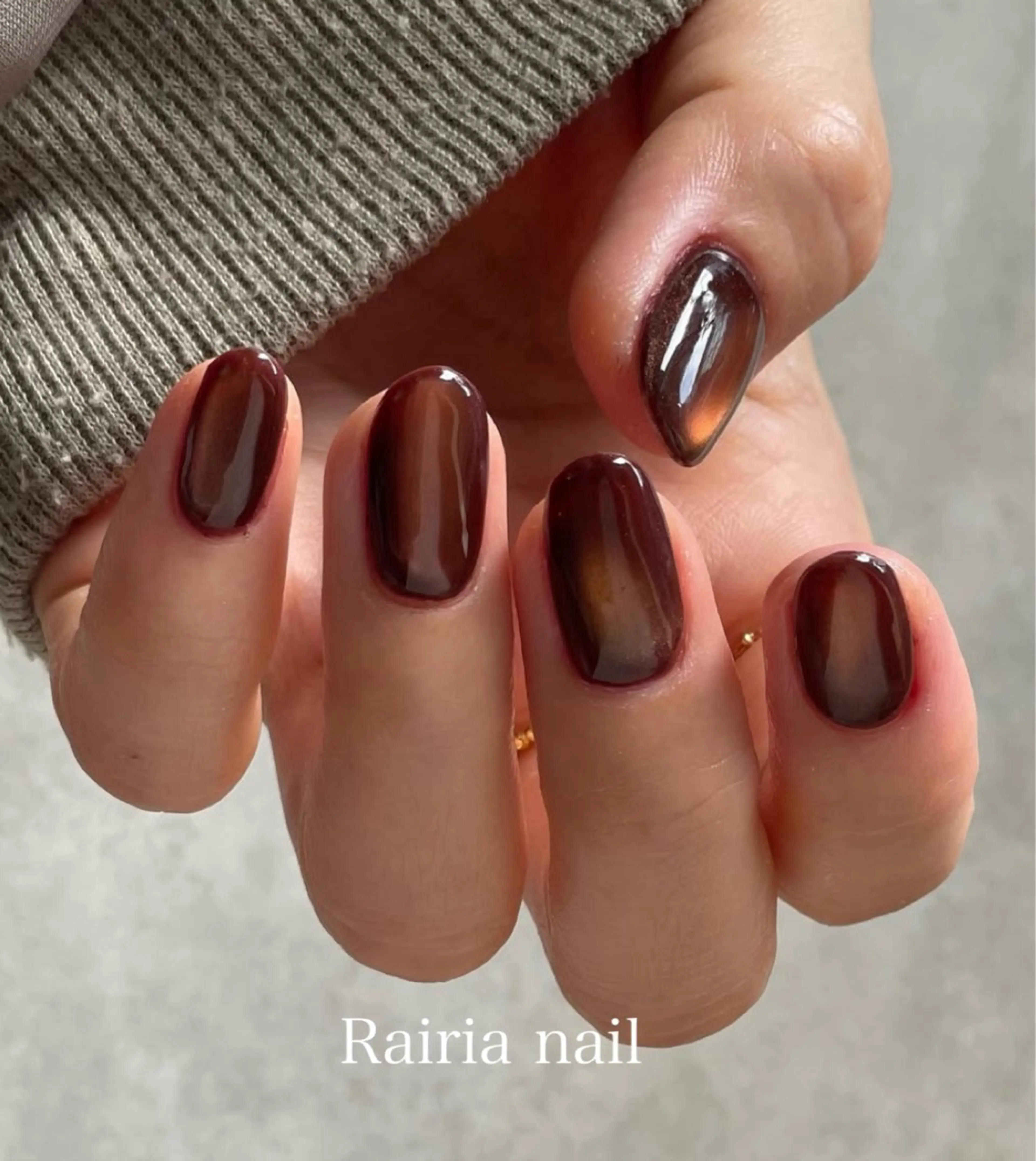 ネイル グリーン 持ち込み Rairia nail本八幡店のネイルデザイン