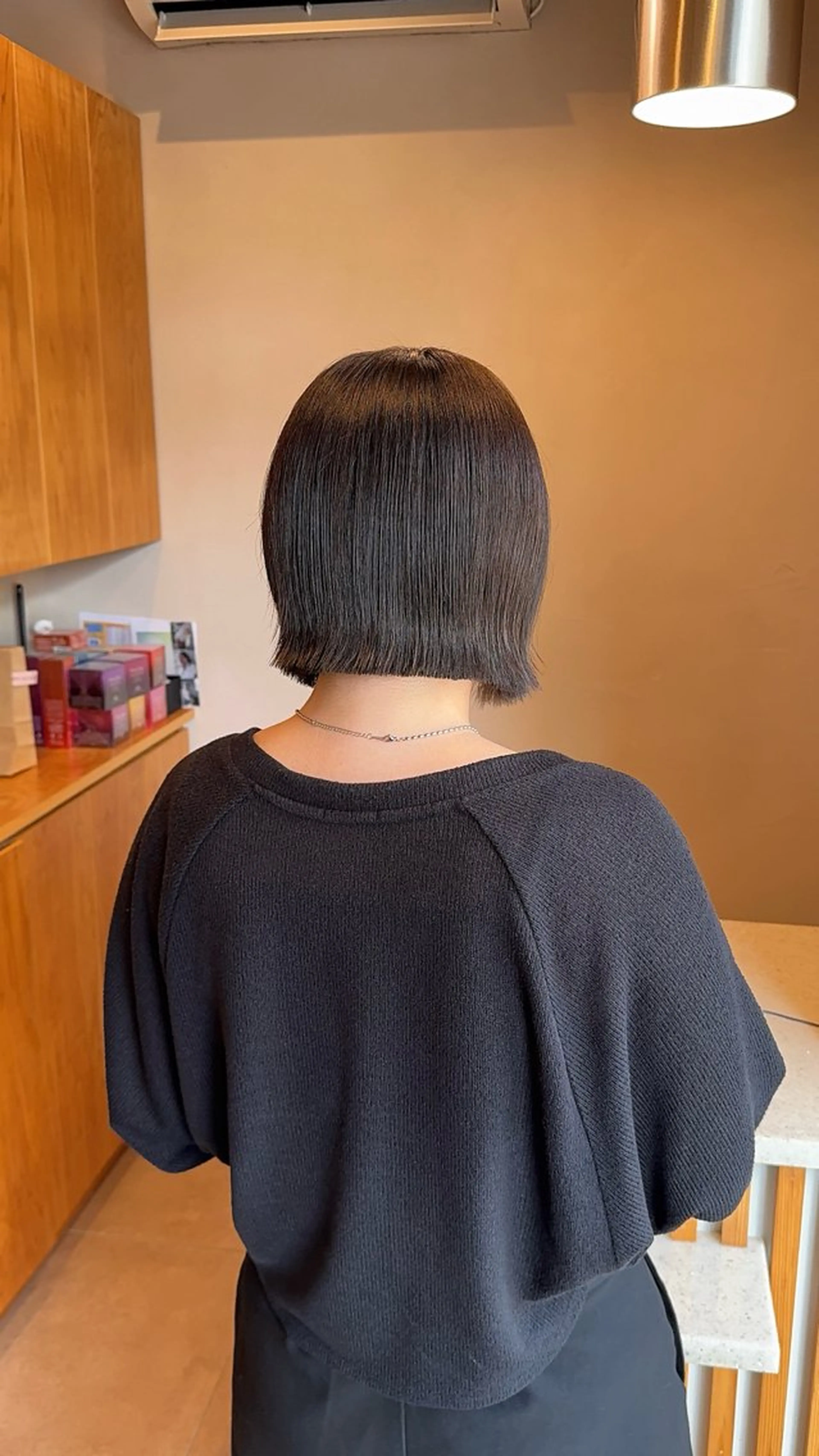 ショート 久屋大通/ 切りっぱなしボブのヘアスタイル