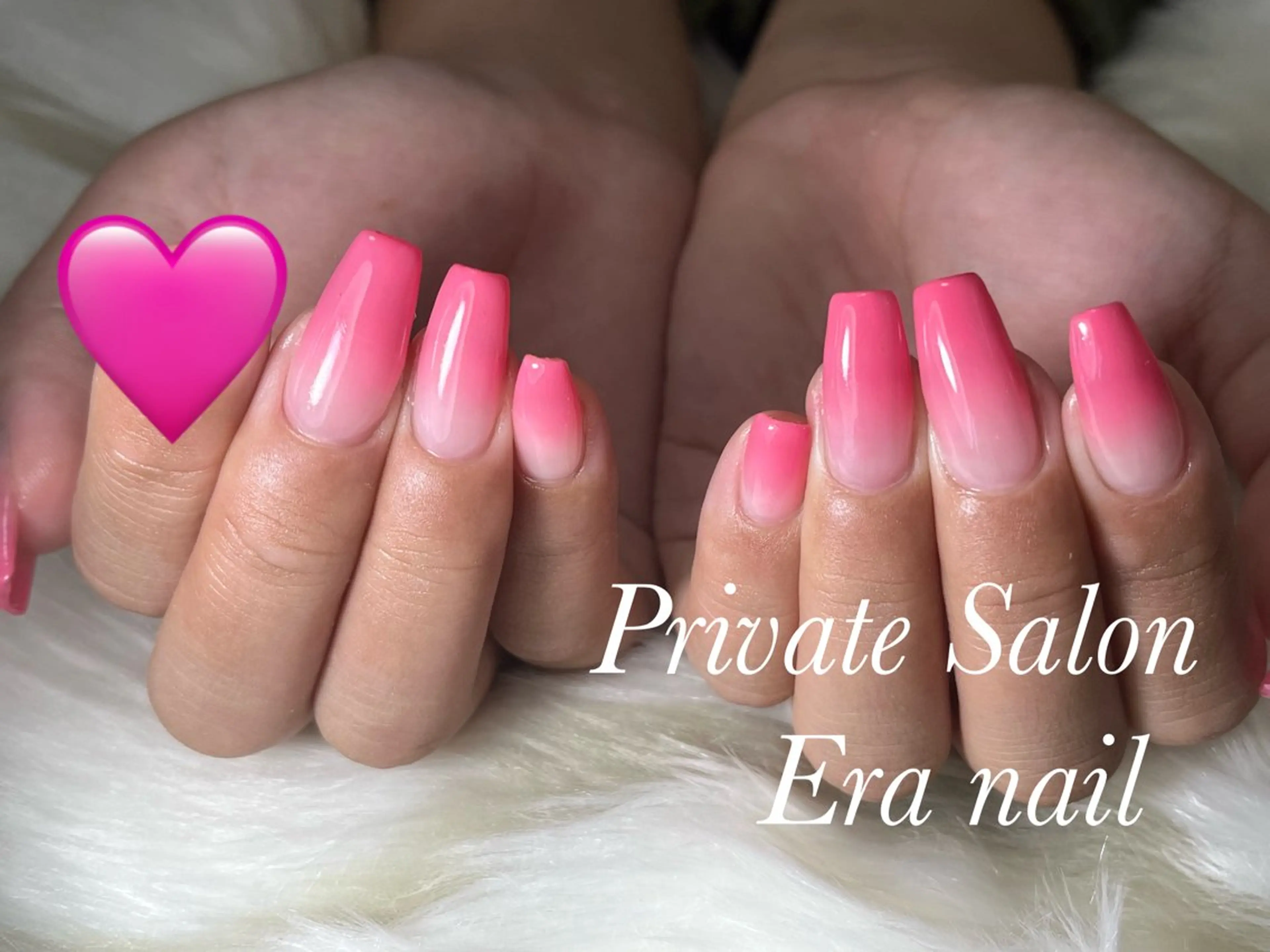 ネイル グラデーション ロングネイル Era nailのネイルデザイン