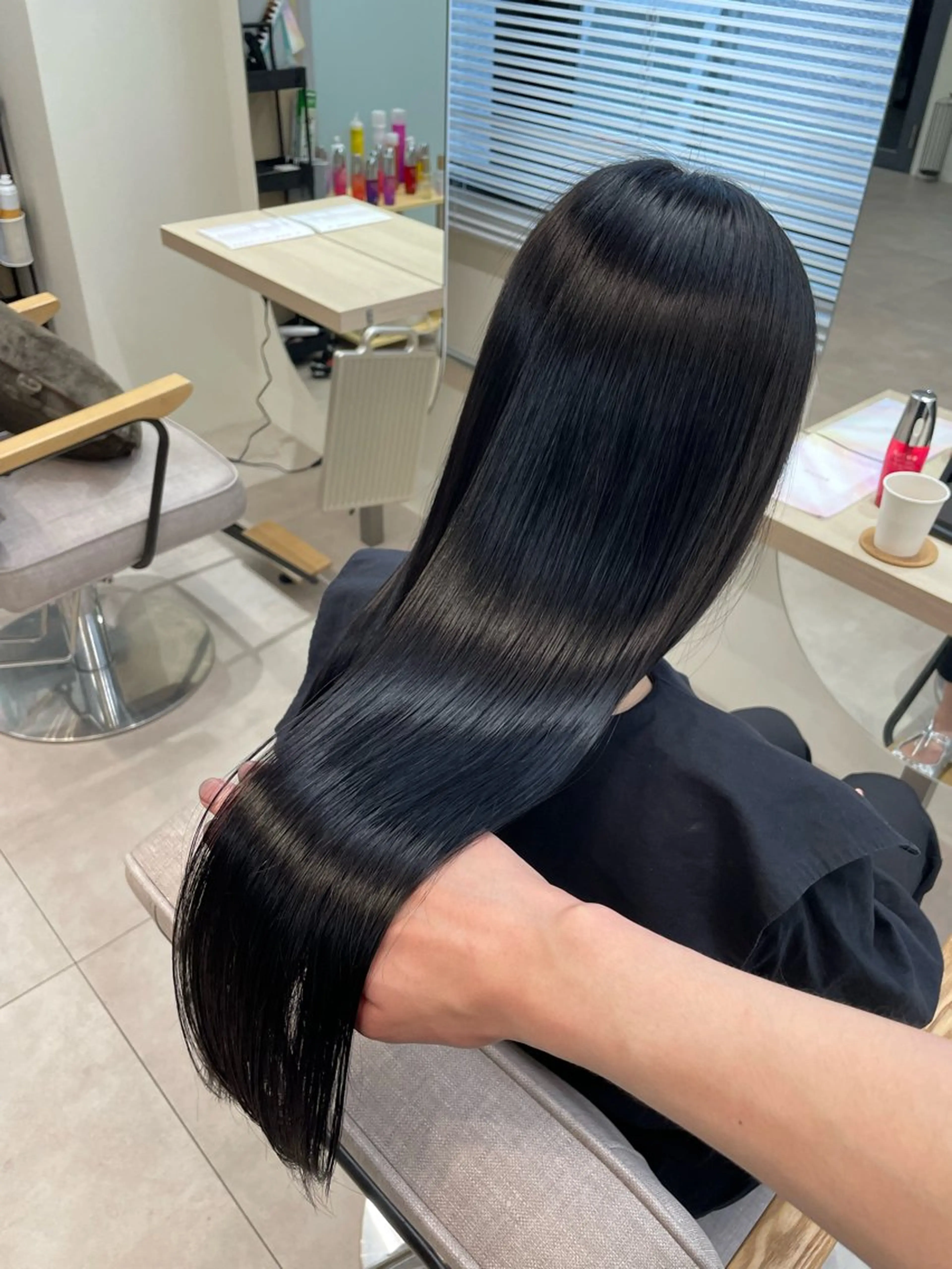 ロング 安田 蓮のヘアスタイル