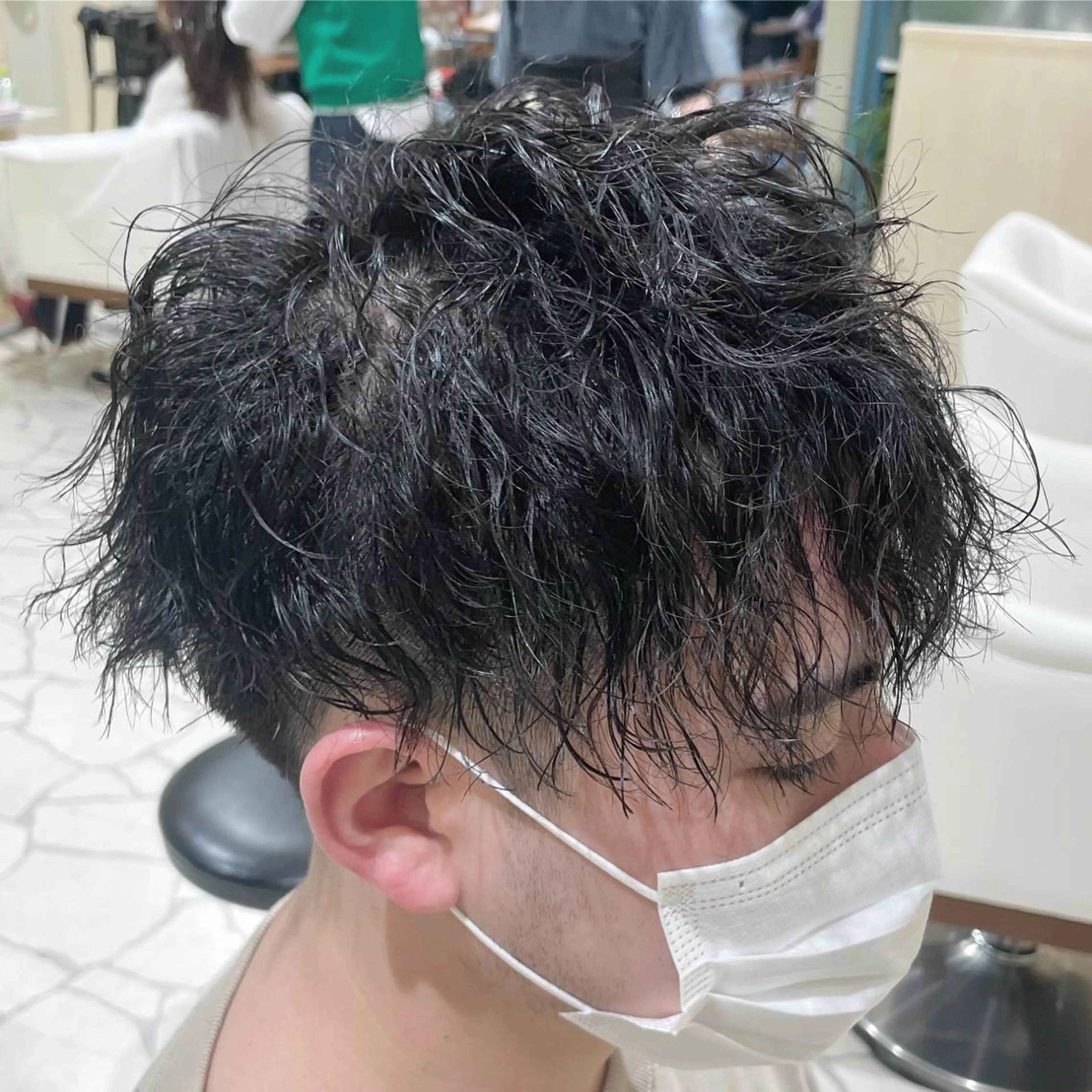 パーマ メンズ 大石 陽菜のヘアスタイル