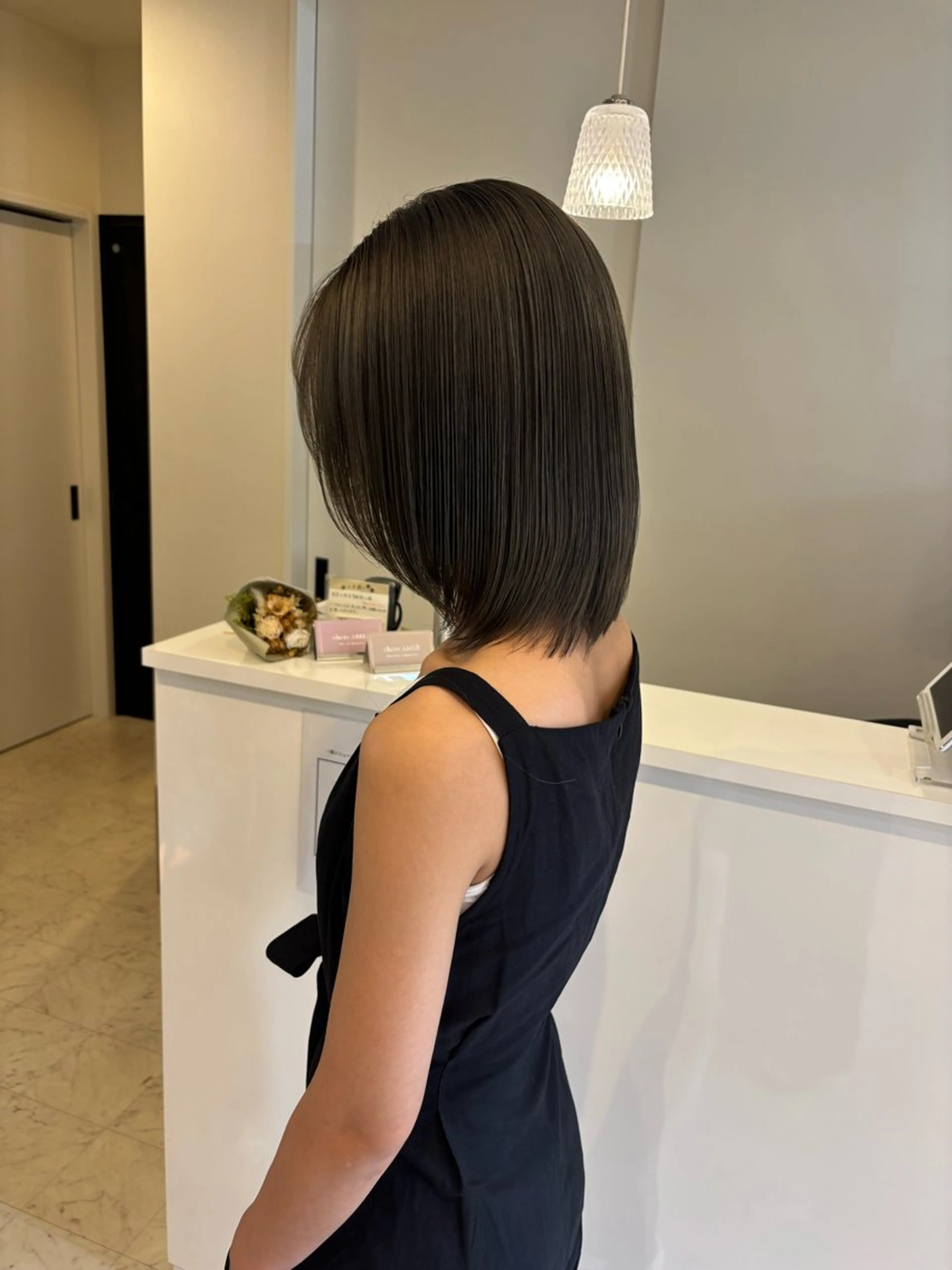 シングルカラー・カット【レングスで料金が変わります！補足説明を必ずご覧下さい！⠀】の写真