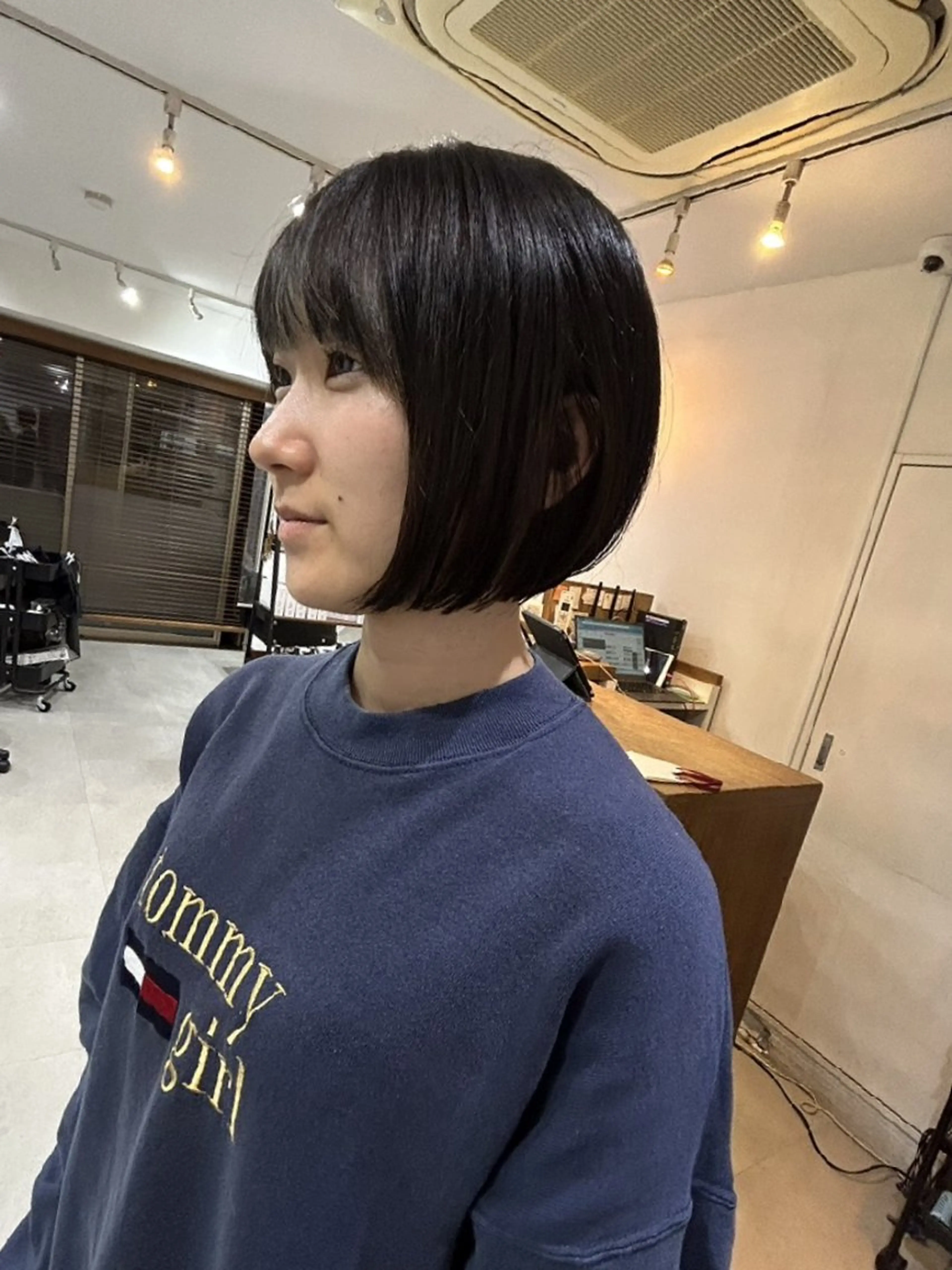 ショート ボブ カット トリートメント ボブ人気No,1✨ TAME副店長のヘアスタイル